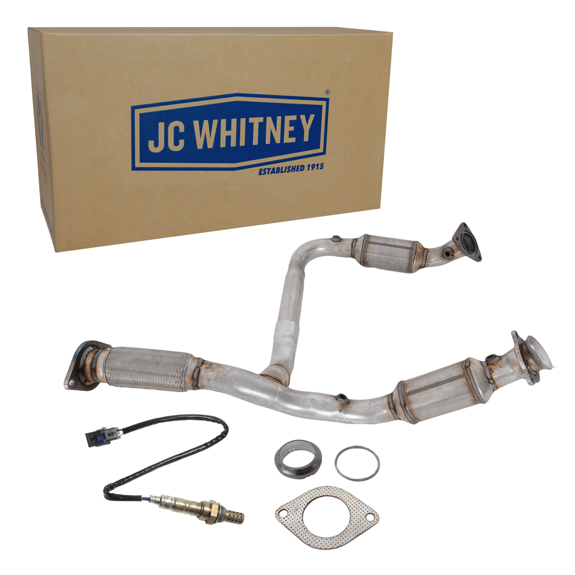 AM AVALANCHE SIERRA 1500 CLASSIC 07-07 CATALYTIC CONVERTER 2 pc Kit with Oxygen Sensor Before Catalytic Converter SKU KIT 061824 R091