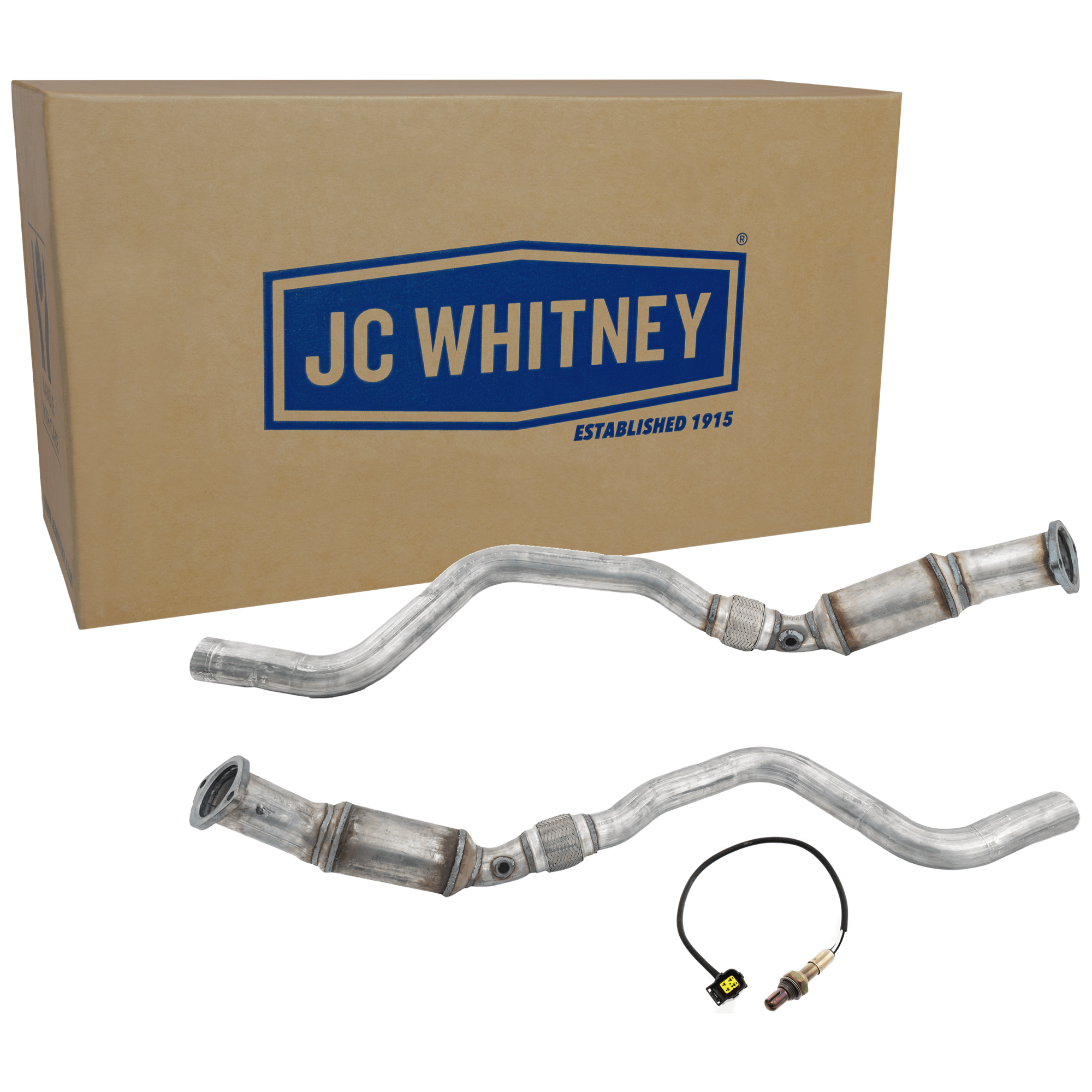 AM CHRYSLER 300 MAGNUM 05-07 CATALYTIC CONVERTER RH AND LH 3 pc Kit After Catalytic Converter 2 pc Kit 8 Cyl 5.7L Eng. with Oxygen Sensor SKU KIT 061824 R098