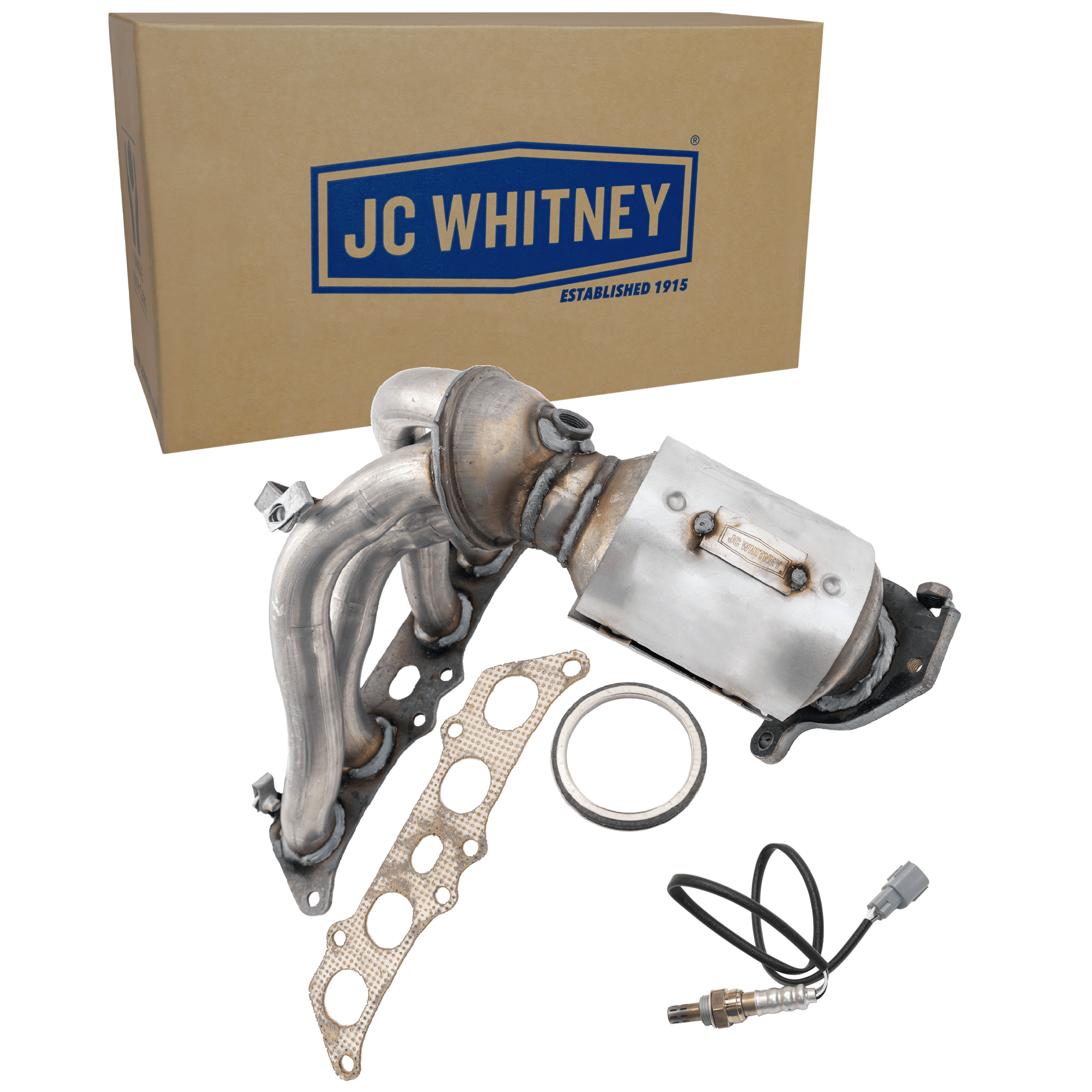 AM CAMRY 97-01 SOLARA 99-00 CATALYTIC CONVERTER 2 pc Kit with Oxygen Sensor Before Catalytic Converter SKU KIT 061824 R100