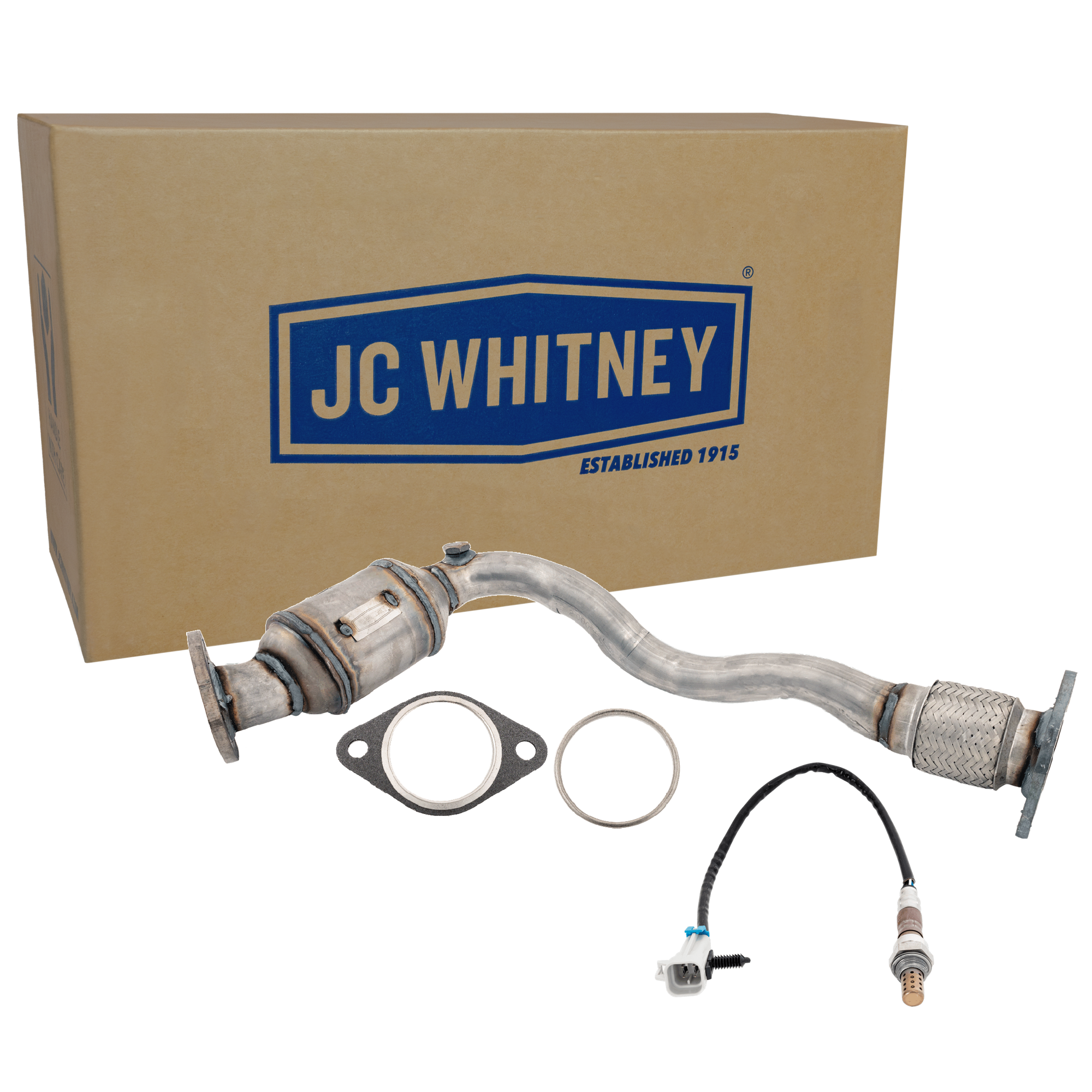 AM G6-07-09 AURA 07-08 CATALYTIC CONVERTER LH 2 pc Kit with Oxygen Sensor Before Catalytic Converter SKU KIT 061824 R103