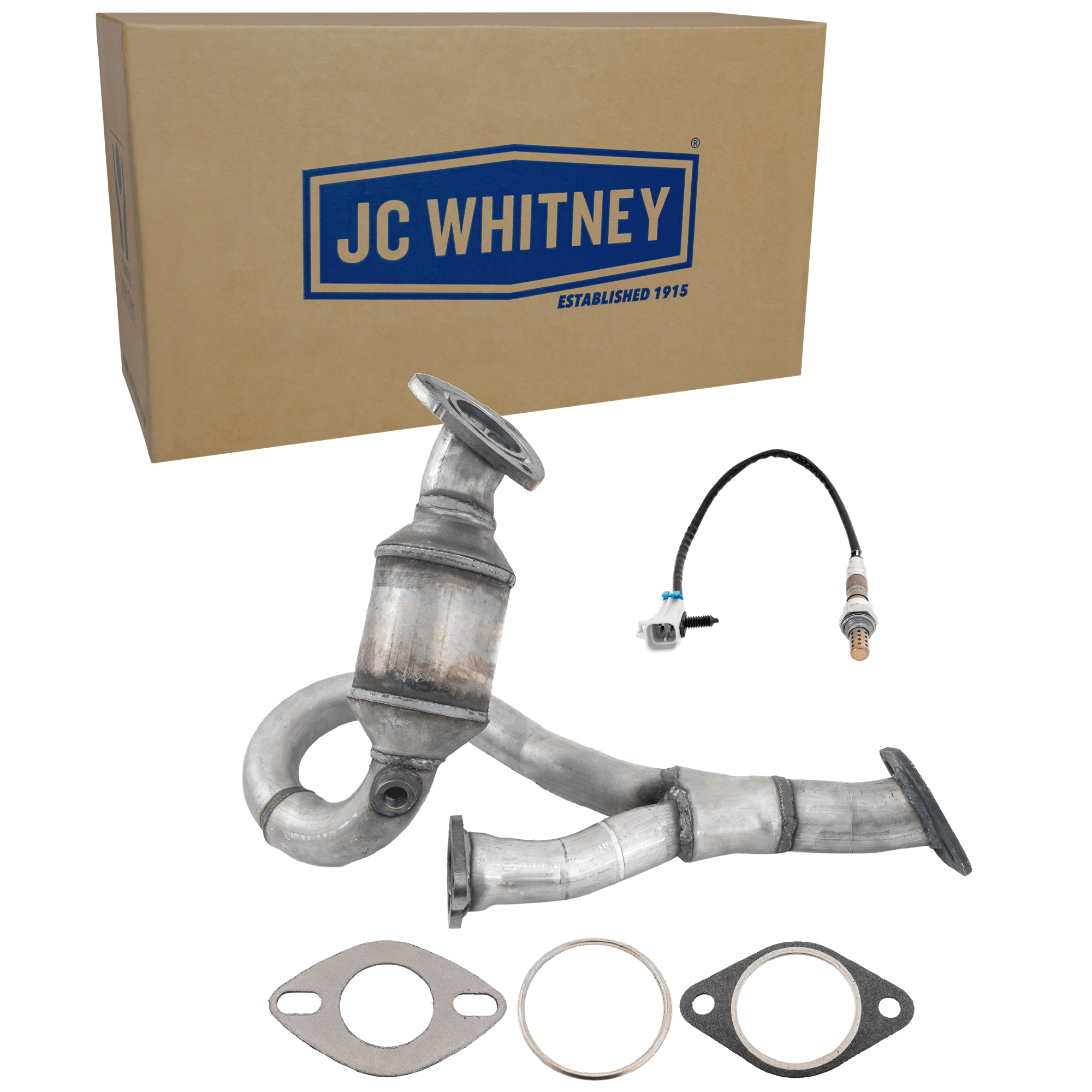 AM G6-07-09 AURA 07-08 CATALYTIC CONVERTER RH 2 pc Kit with Oxygen Sensor Before Catalytic Converter SKU KIT 061824 R104