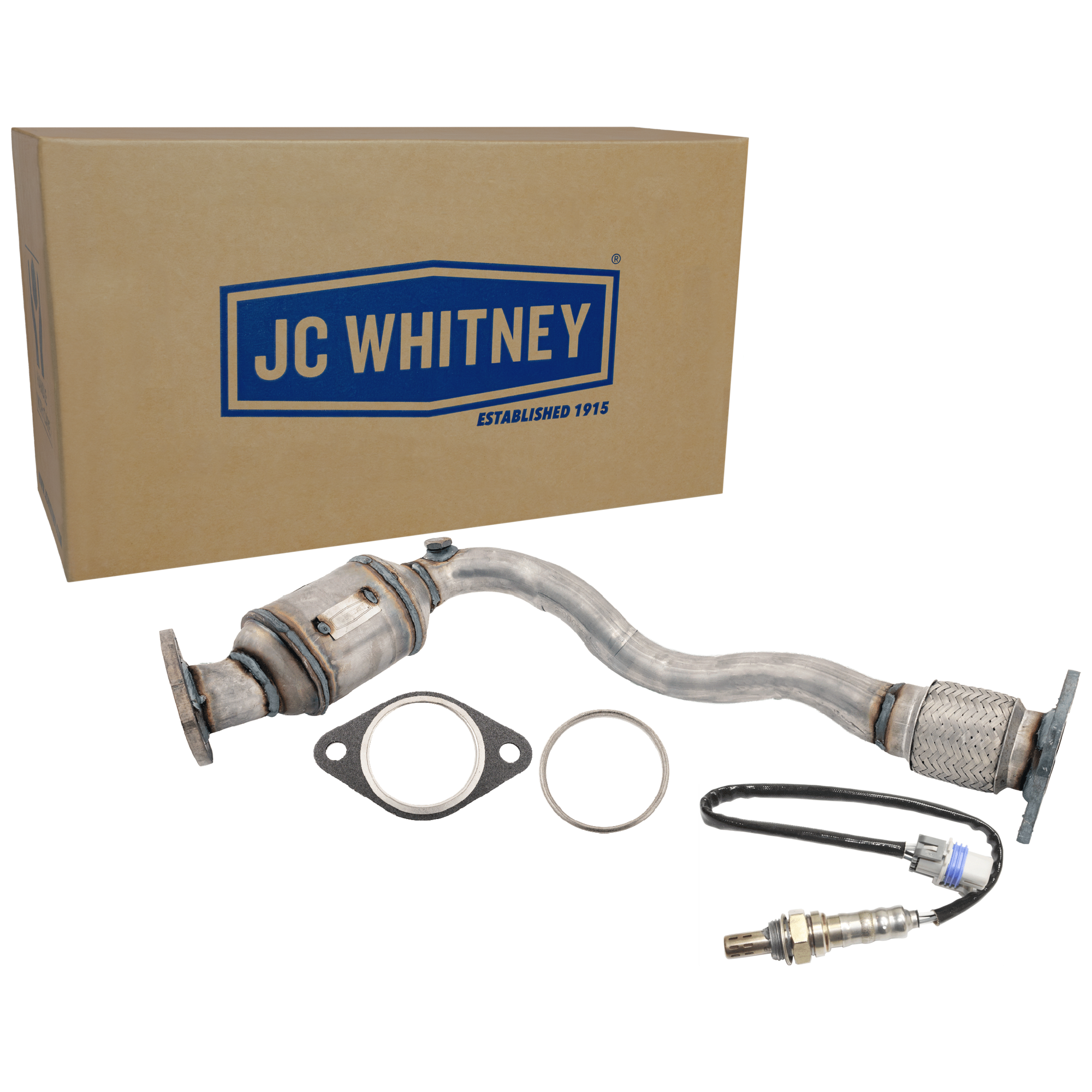 AM G6 AURA 08-09 CATALYTIC CONVERTER LH 2 pc Kit with Oxygen Sensor After Primary Catalytic Converter SKU KIT 061824 R105