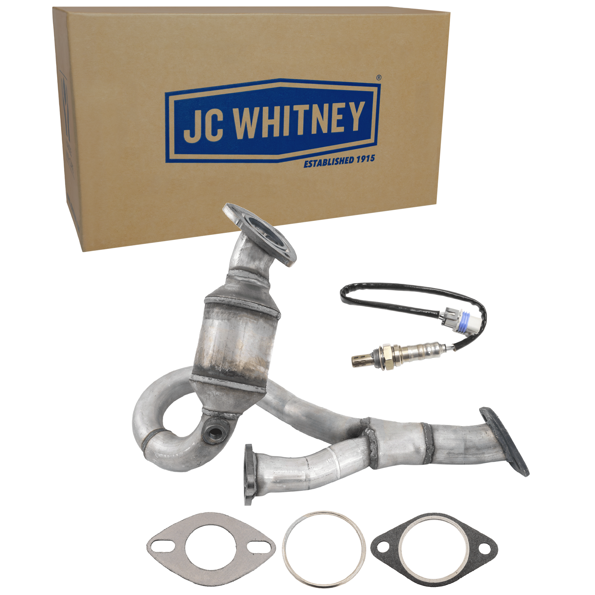 AM G6 AURA 08-09 CATALYTIC CONVERTER RH 2 pc Kit with Oxygen Sensor After Primary Catalytic Converter SKU KIT 061824 R109
