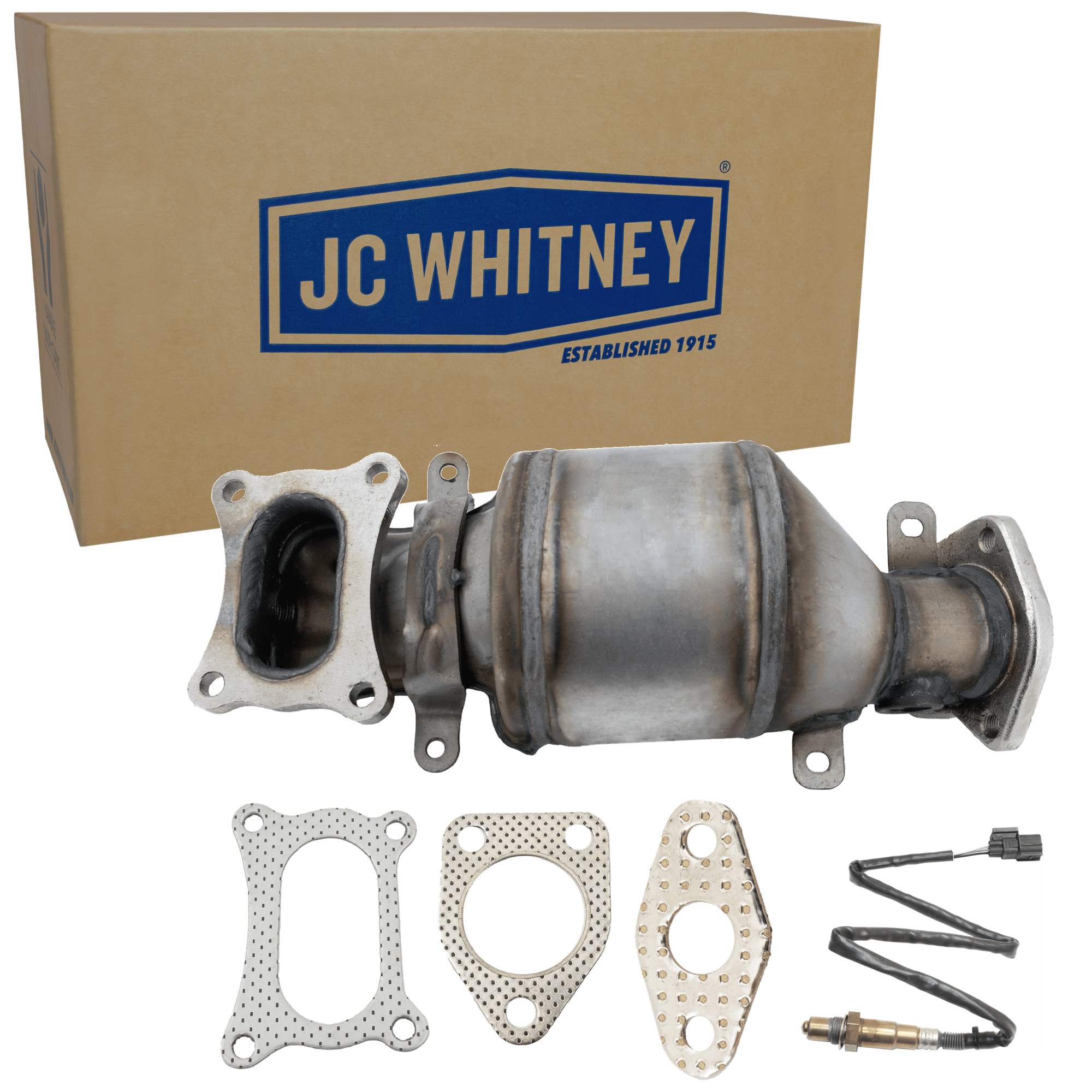 AM ACCORD 08-12 MDX 17-20 CATALYTIC CONVERTER LH 2 pc Kit with Oxygen Sensor After Catalytic Converter SKU KIT 061824 R110