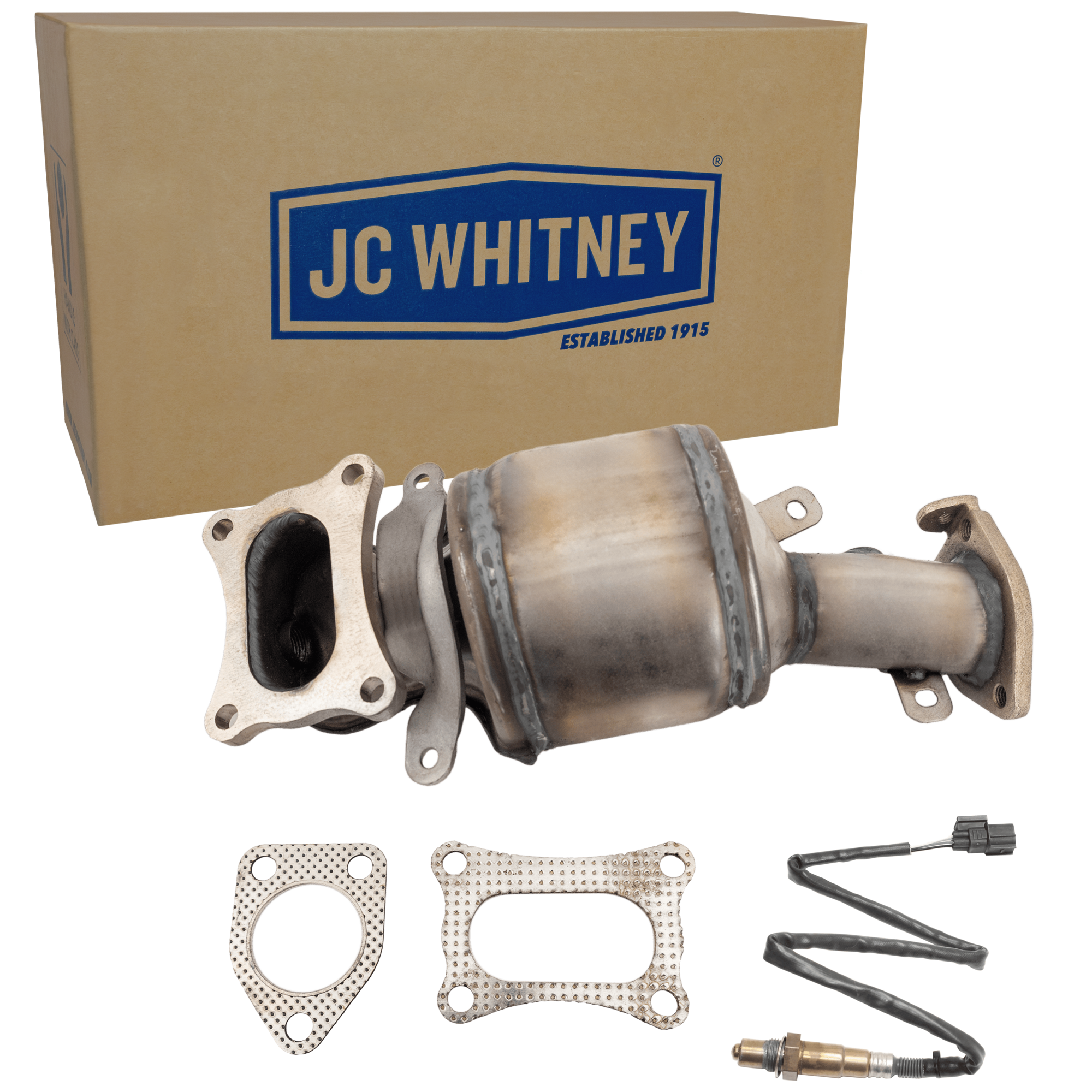 AM ACCORD 08-12 MDX 17-20 CATALYTIC CONVERTER RH 2 pc Kit with Oxygen Sensor After Catalytic Converter SKU KIT 061824 R111
