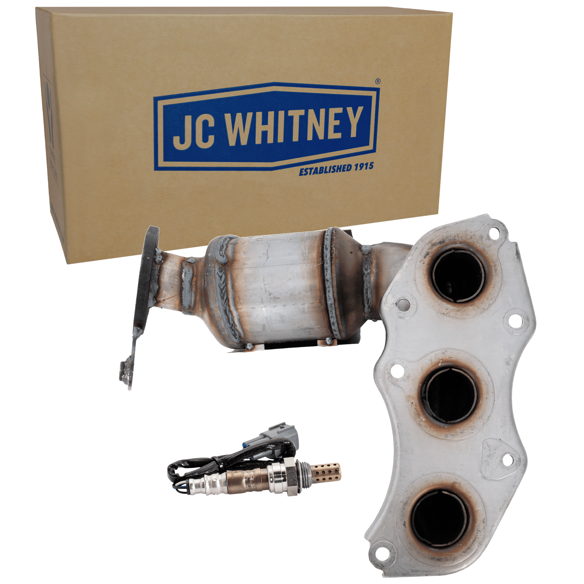 AM AVALON 05-18 CAMRY 07-17 CATALYTIC CONVERTER LH 2 pc Kit with Oxygen Sensor After Catalytic Converter SKU KIT 061824 R113