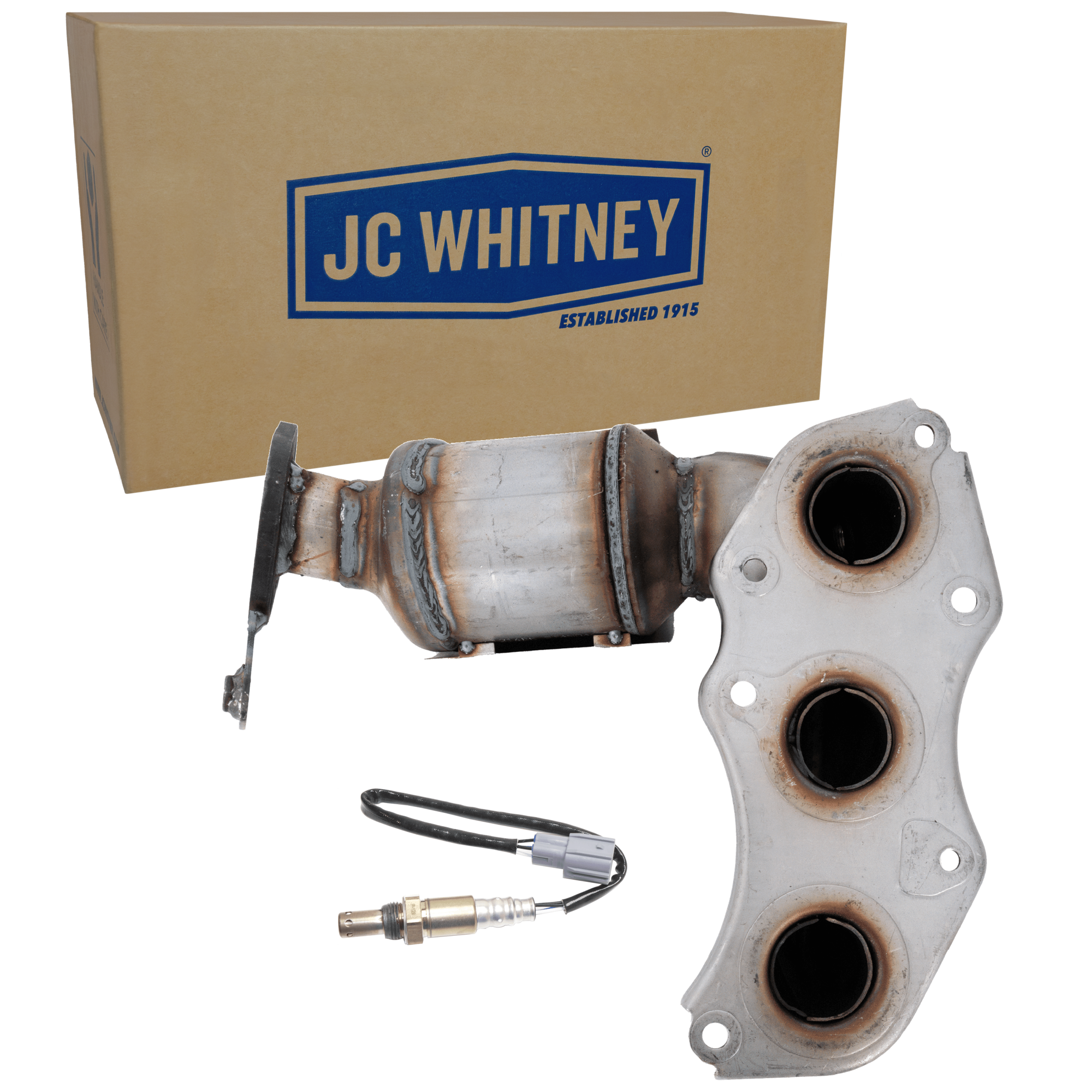 AM AVALON 05-12 CAMRY 07-11 CATALYTIC CONVERTER LH 2 pc Kit with Oxygen Sensor Before Catalytic Converter SKU KIT 061824 R115 OEM 8946733110