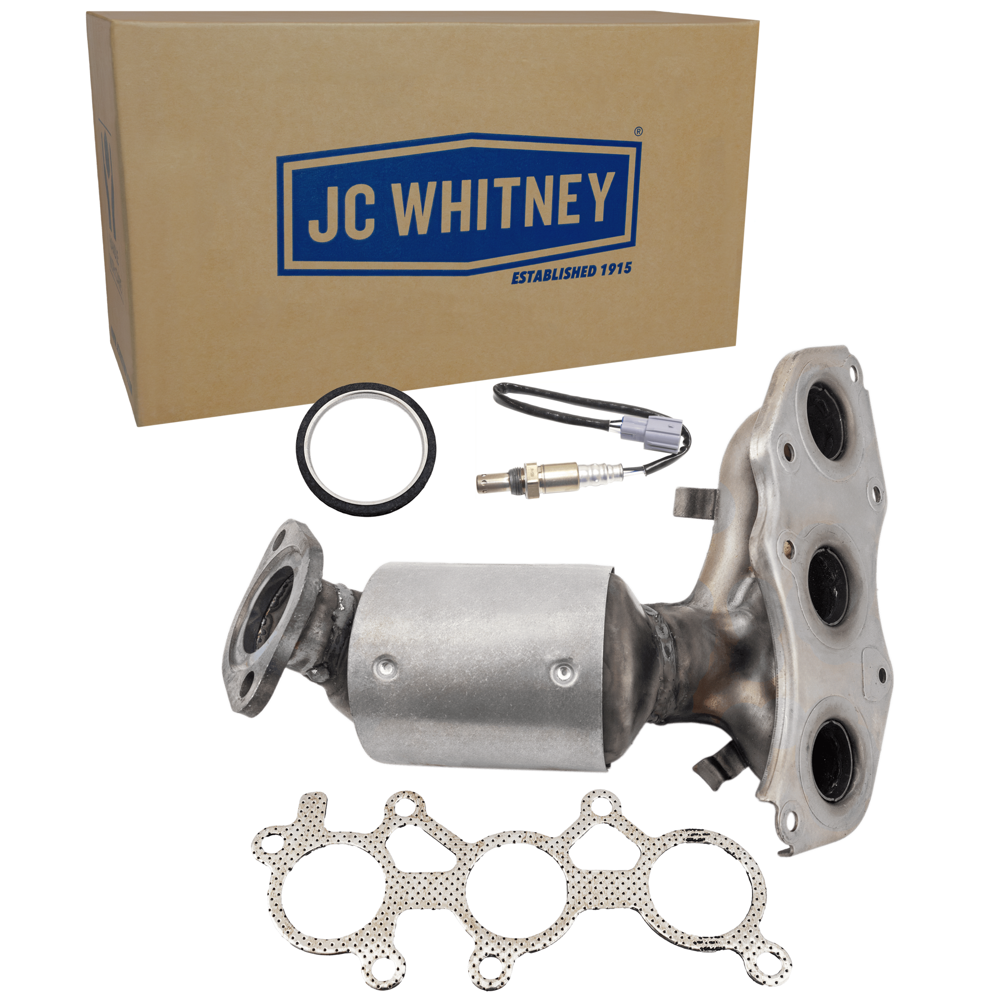 AM AVALON 05-12 CAMRY 07-11 CATALYTIC CONVERTER RH 2 pc Kit with Oxygen Sensor Before Catalytic Converter SKU KIT 061824 R116 OEM 8946733110
