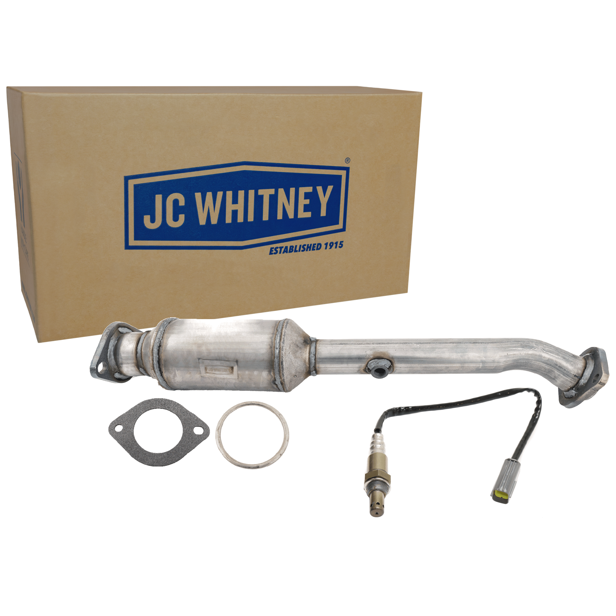 AM FRONTIER PATHFINDER 11-12 CATALYTIC CONVERTER RH 2 pc Kit with Oxygen Sensor SKU KIT 061824 R125