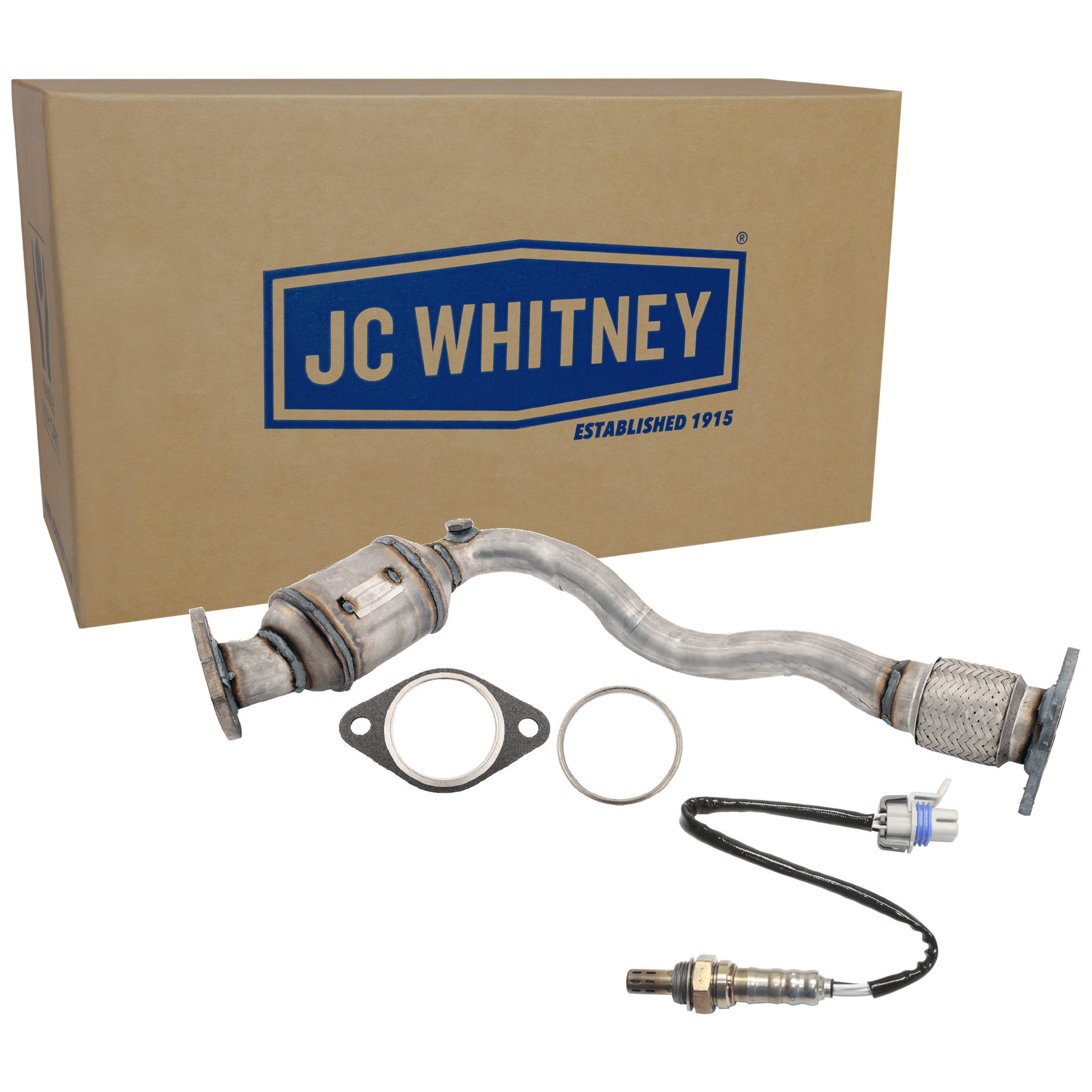 AM G6 AURA 07-07 CATALYTIC CONVERTER LH 2 pc Kit with Oxygen Sensor SKU KIT 061824 R133