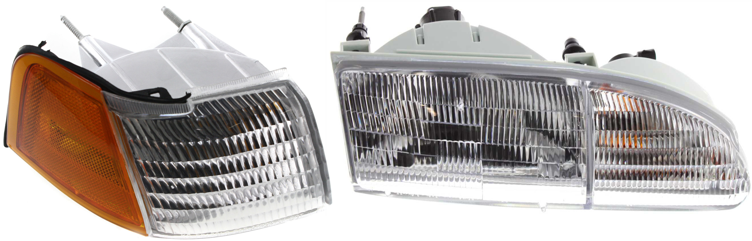 AM THUNDERBIRD 94-95 CORNER LAMP RH 2 pc kit with Headlight SKU KIT 061919-02 Partslink FO2521111 FO2503128 OEM E9SZ13200A F4SZ13008A