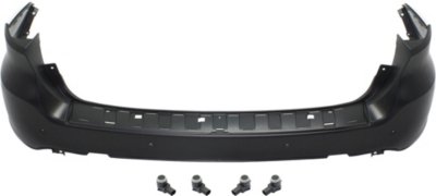 AM DURANGO 11-15 REAR BUMPER COVER 5 pc Kit with Parking Assist Sensor SKU KIT 061919-10 Partslink CH1100959 CH1175100 OEM 68092094AB 1EW63TZZAA