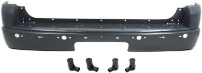 AM EXPLORER 02-06 REAR BUMPER COVER 5 pc Kit with Parking Assist Sensor SKU KIT 061919-14 Partslink FO1100325 OEM 1L2Z17K835ZA 3F2Z15K859BA