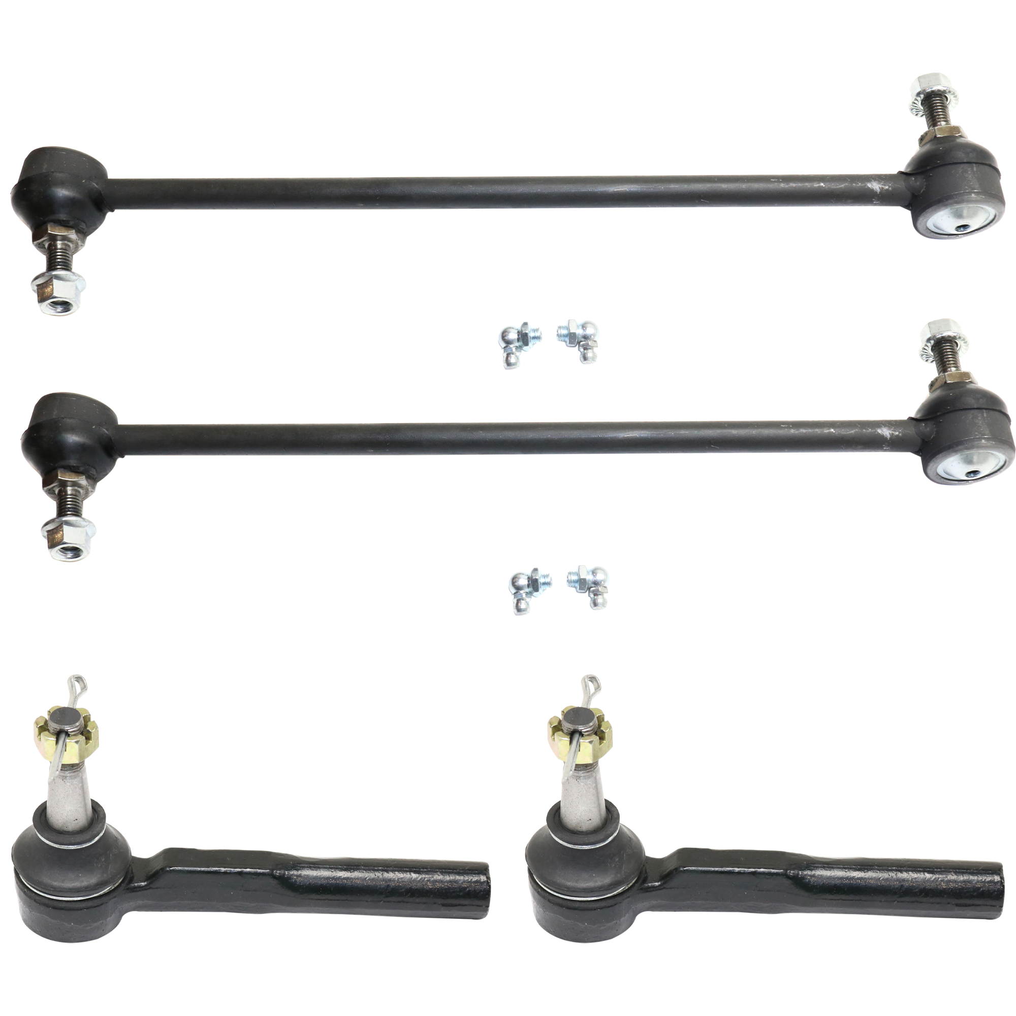 AM MONTANA 05-09 FRONT SUSPENSION KIT RH AND LH 4 pc Kit with Sway Bar Link and Tie Rod End SKU KIT 061924-17 OEM 1015640-1880852-2651801-545159
