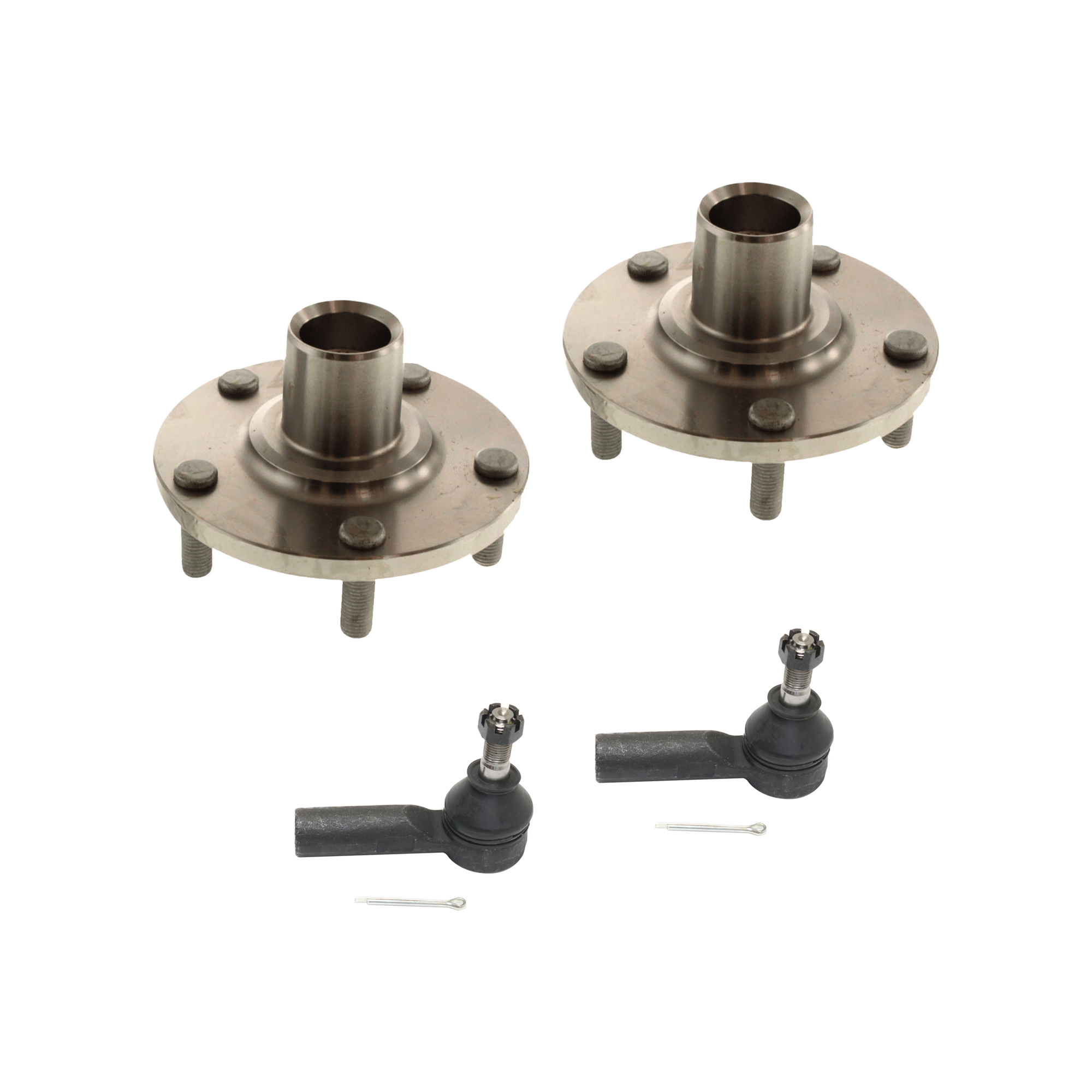 AM CAMRY 92-01 YARIS 12-16 FRONT SUSPENSION KIT RH AND LH 4 pc Kit with Tie Rod End and Wheel Hub SKU KIT 061924-30 OEM 356046-1014291-1016185-2692843