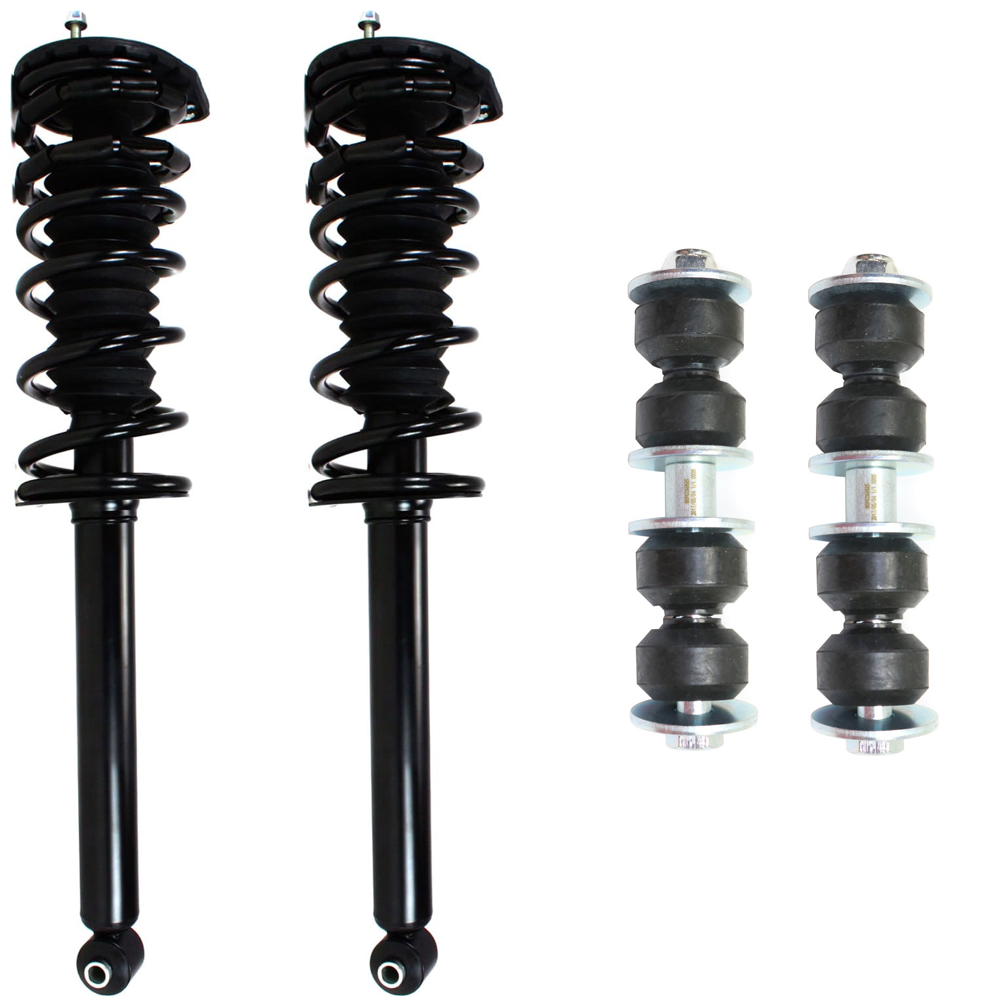 AM CAVALIER SUNFIRE 95-05 FRONT AND REAR SUSPENSION KIT RH AND LH 4 pc Kit with Shock Absorber and Strut Assembly and Sway Bar Link SKU KIT 061924-46 OEM 22064573-22400332-1015993-2651