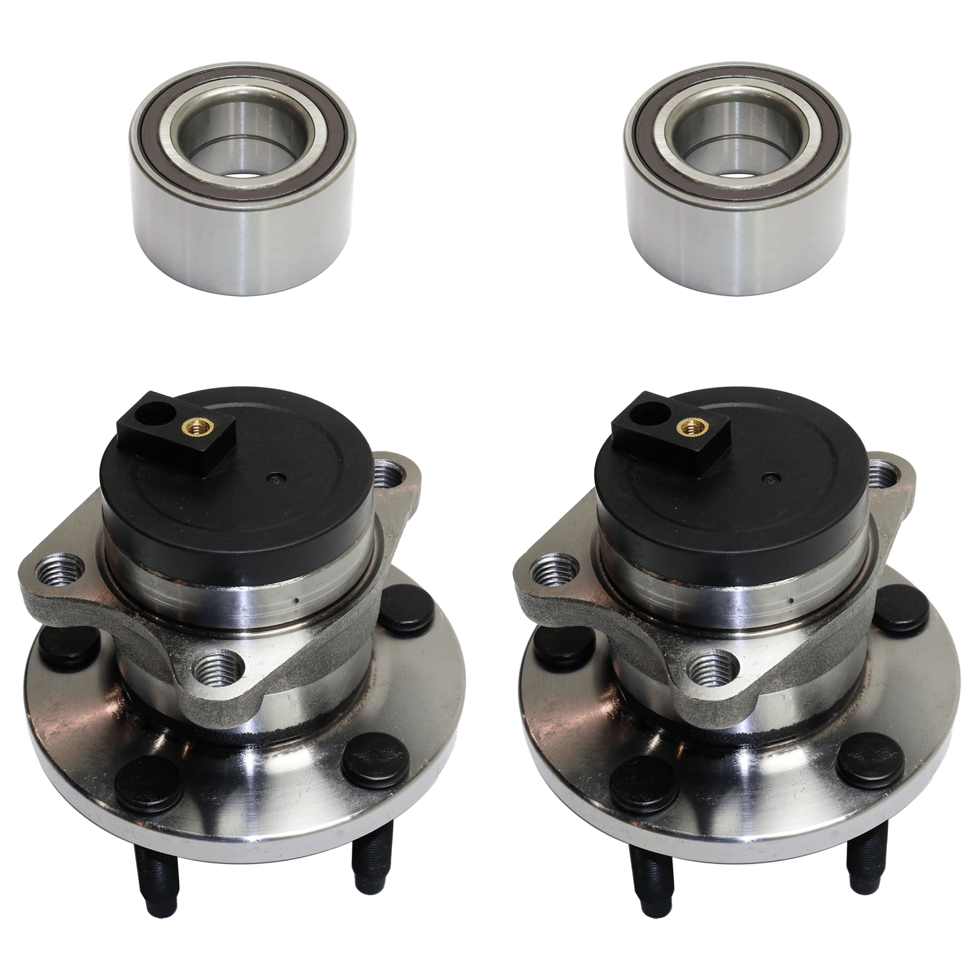 AM EDGE MKX 07-08 REAR HUB ASSEMBLY RH AND LH 4 pc kit 5 Studs 5 x 4.5 in. Bolt Pattern with Wheel Bearing SKU KIT 061924-48
