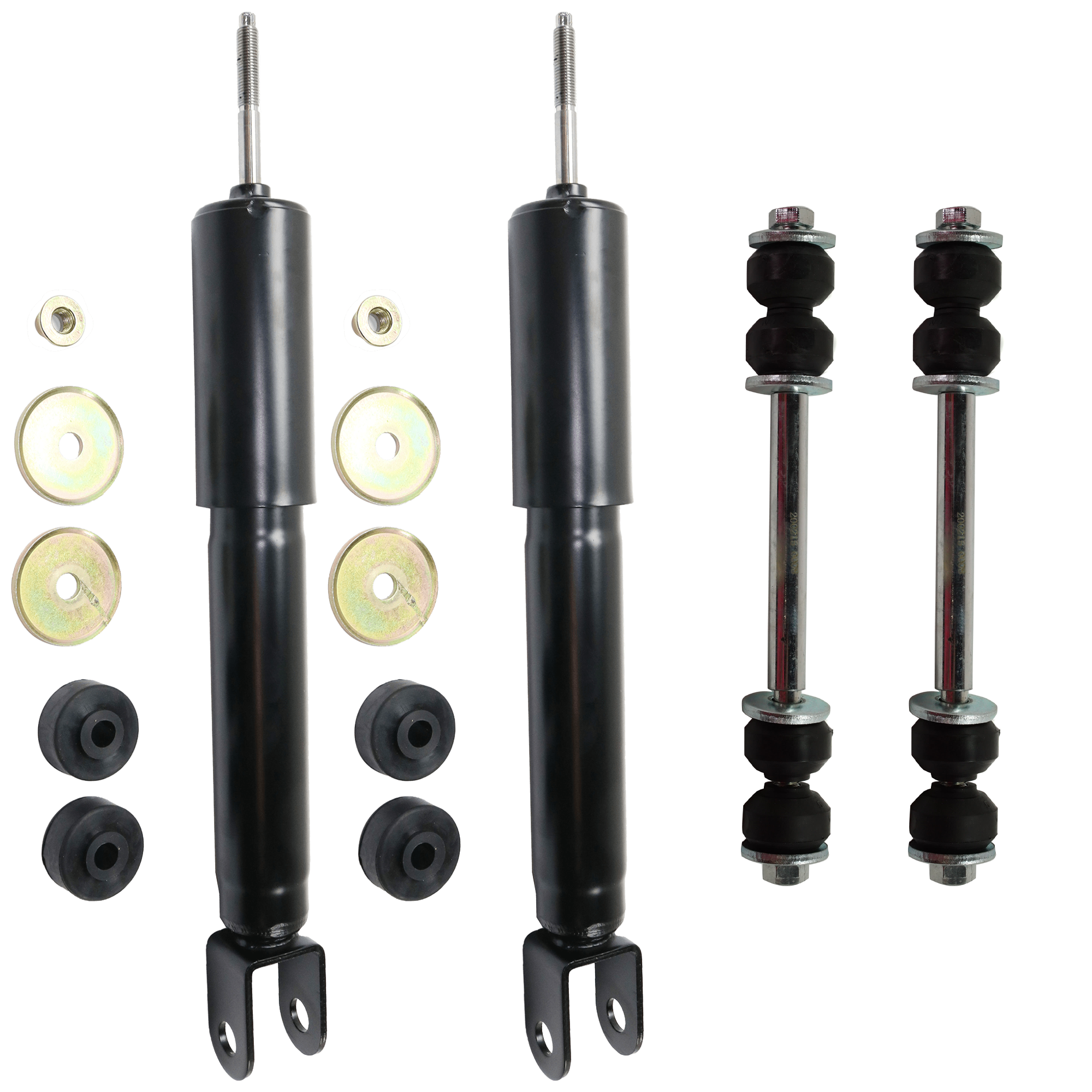 AM SILVERADO SIERRA 1500-99-06 FRONT SUSPENSION KIT 4 pc kit with Shock Absorber and Strut Assembly and Sway Bar Link SKU KIT 061924-51 OEM 89040177-89040176-1880631-2651