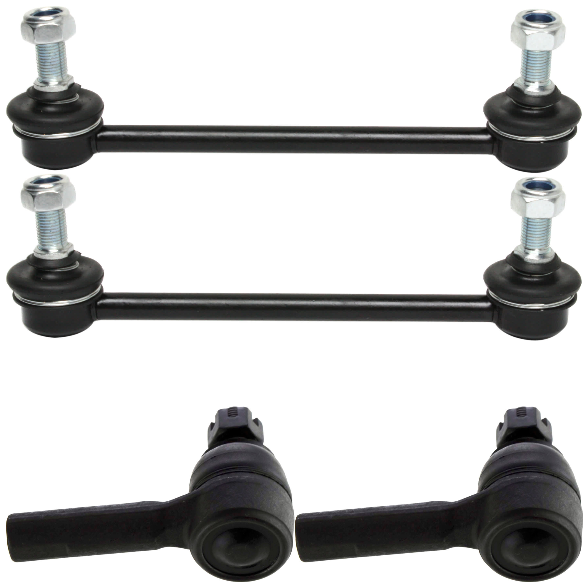 AM PATHFINDER 96-04 QX4-97-03 FRONT SUSPENSION KIT 4 pc Kit with Sway Bar Link and Tie Rod End SKU KIT 061924-52 OEM 18246-1014870-2651339-54510