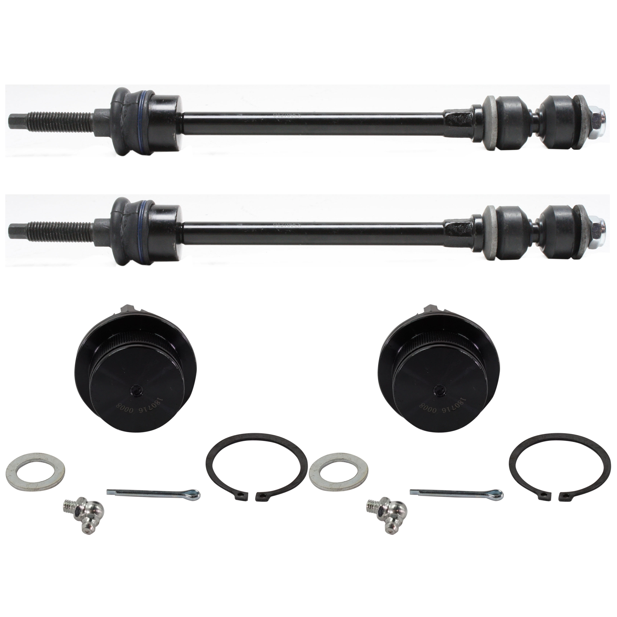 AM RAM 1500-02-05 FRONT SUSPENSION KIT 4 pc Kit with Ball Joint and Sway Bar Link SKU KIT 061924-56 OEM 104333-2601556-5051294-45D2294