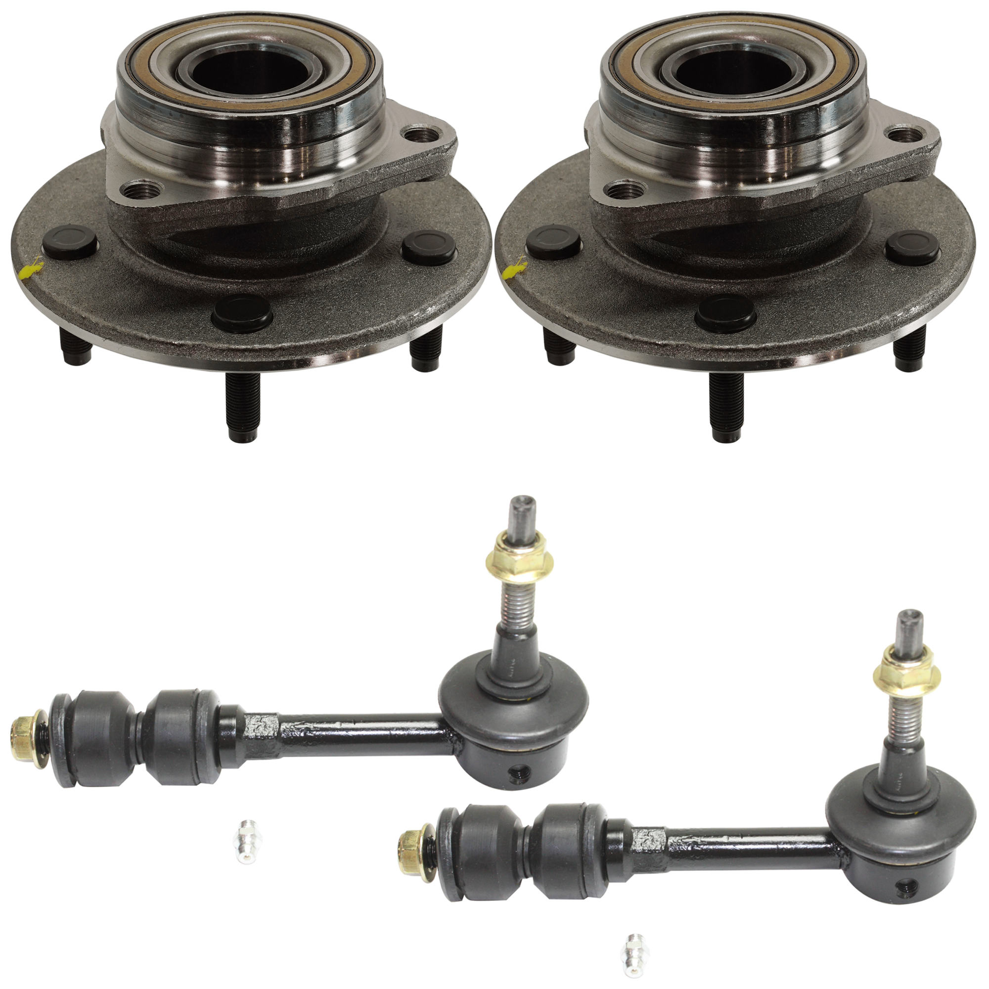 AM RAM 1500-00-01 FRONT SUSPENSION KIT 4 pc kit with Sway Bar Link and Wheel Hub SKU KIT 061924-72 OEM 18370-2651519-5451310-45G0310