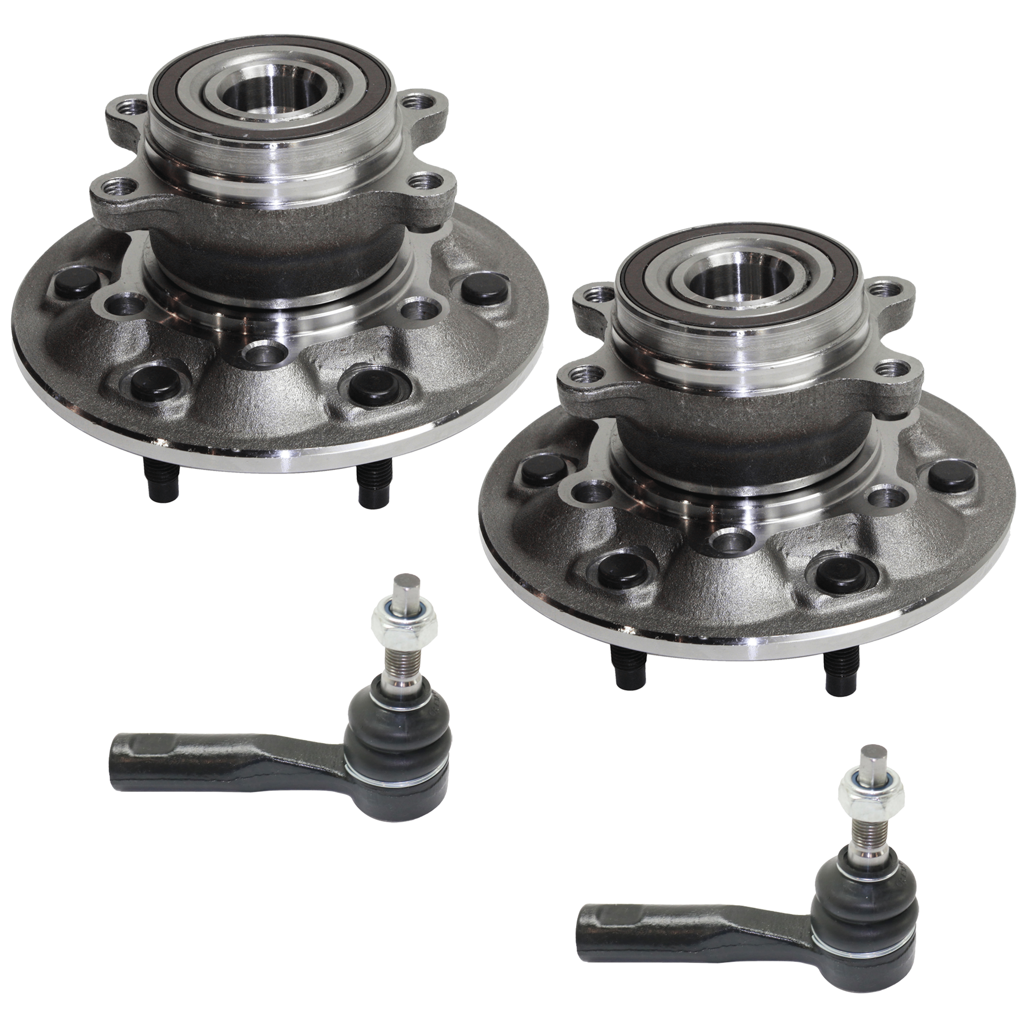 AM COLORADO CANYON 09-12 FRONT SUSPENSION KIT RH AND LH 4 pc Kit with Tie Rod End and Wheel Hub SKU KIT 061924-76 OEM 1017650-2693471-19152655-81915