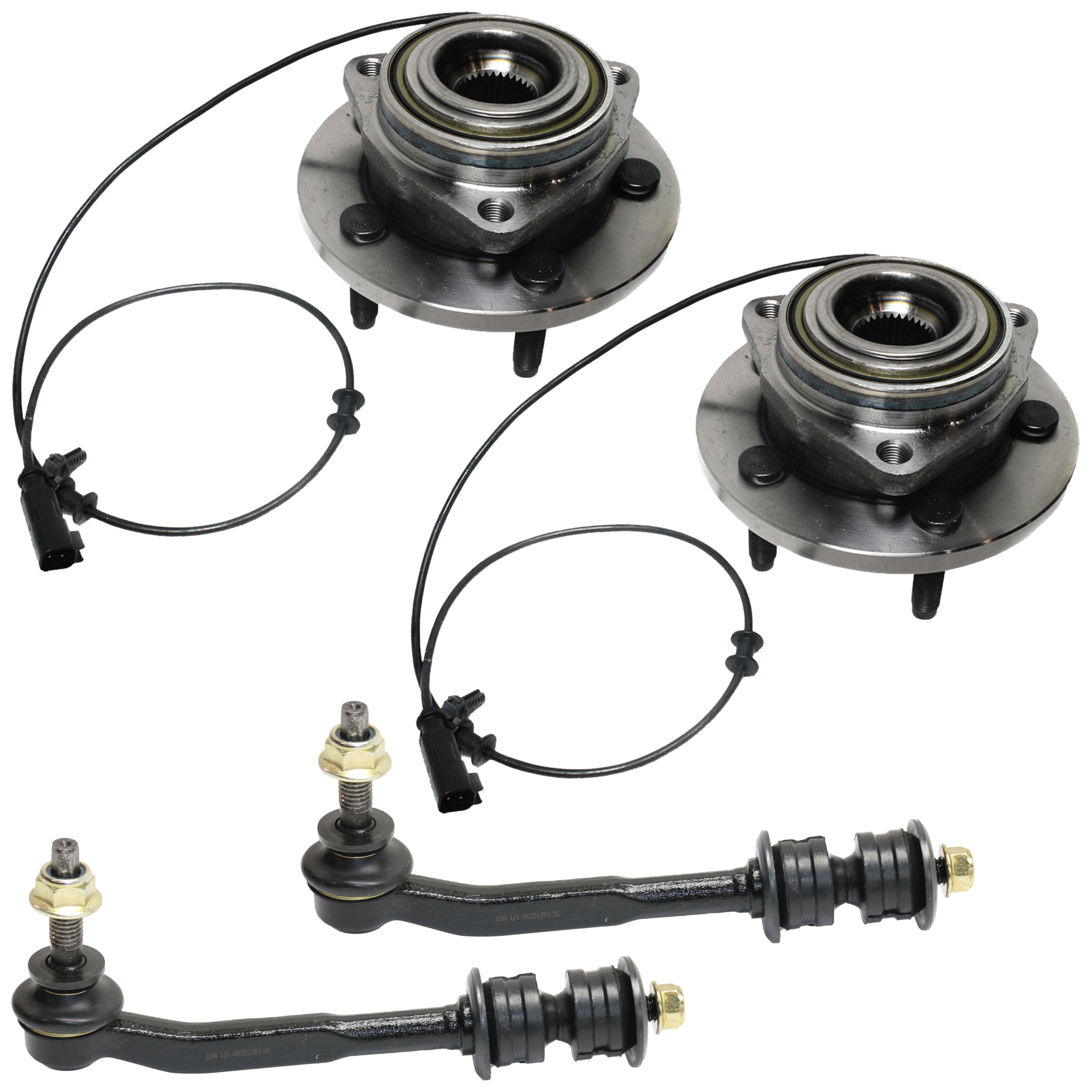 AM DURANGO 06-09 ASPEN 07-09 FRONT SUSPENSION KIT 4 pc kit with Sway Bar Link and Wheel Hub SKU KIT 061924-80 OEM 2651708-5451499-18750026-45G04