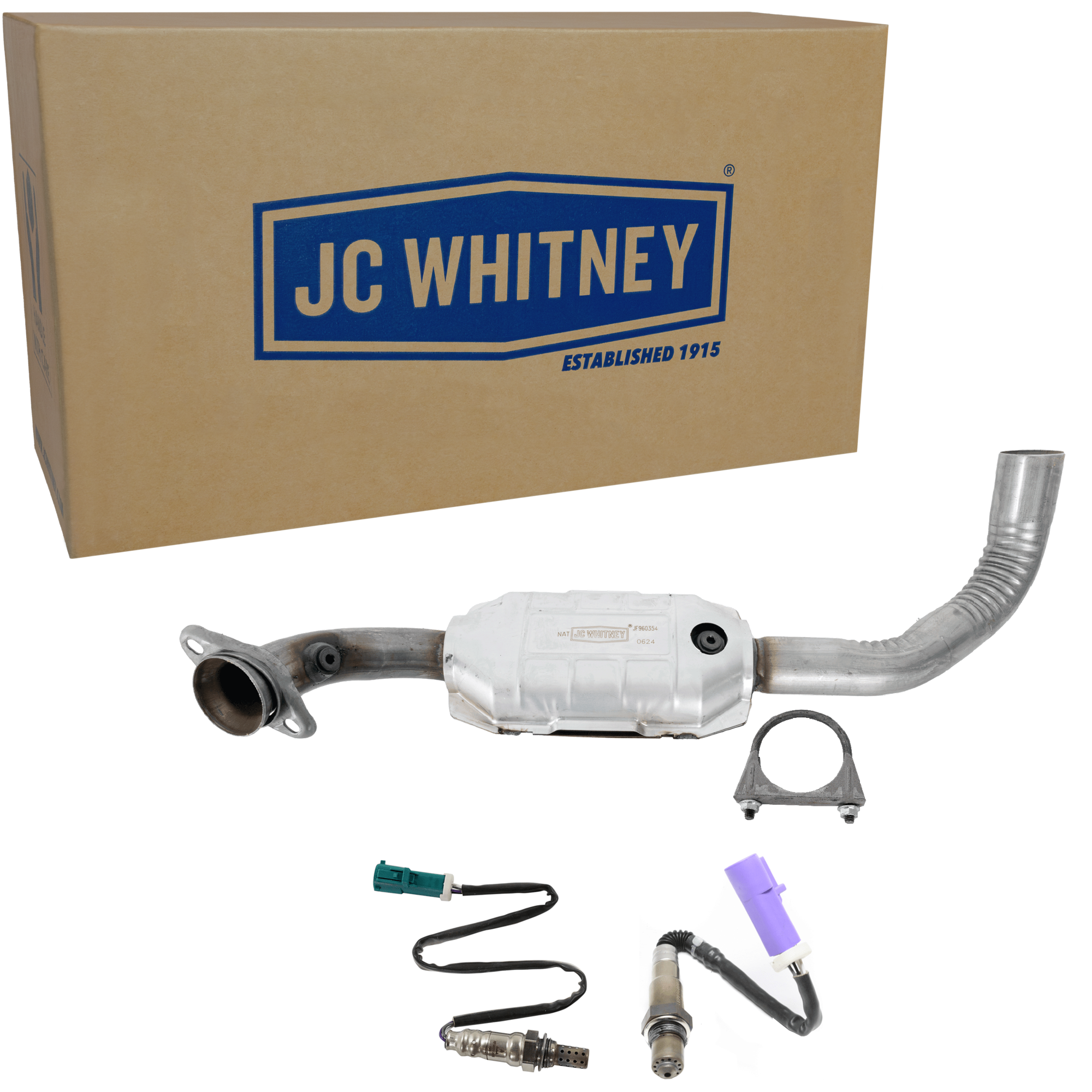 AM F 150 MARK LT 06-08 CATALYTIC CONVERTER 4WD 3 pc Kit with Oxygen Sensor After Catalytic Converter SKU KIT 061924 A022