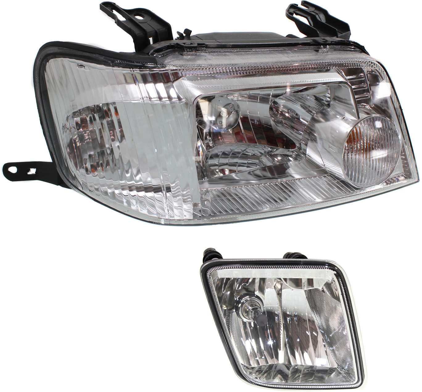 AM MARINER 05-07 HEAD LAMP RH with Bulb 2 pc Kit with Fog Light SKU KIT 062017-45 OEM 5E6Z13008AA 5E6Z15200AA PFM