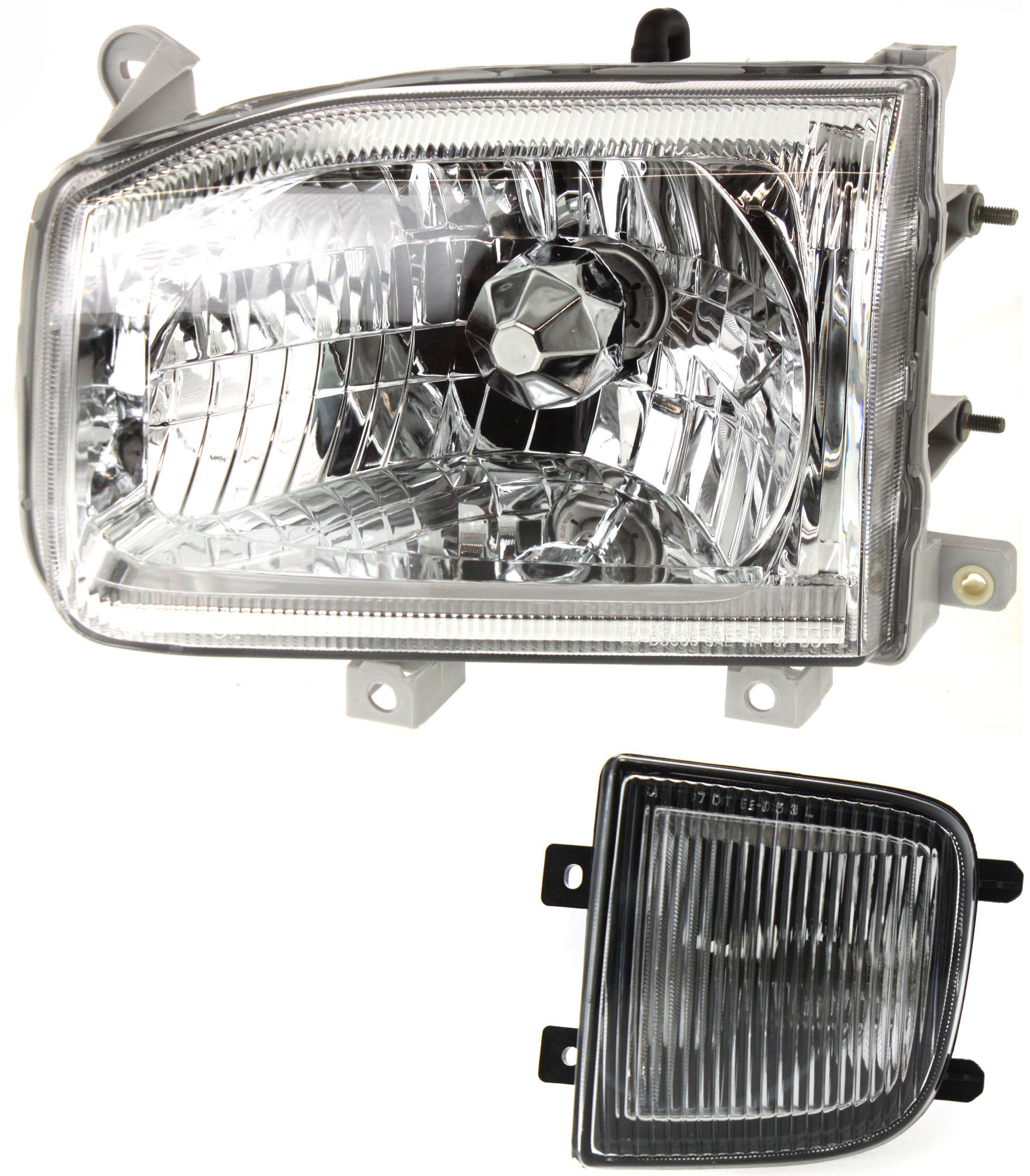 AM PATHFINDER 99-04 FOG LAMP LH 2 pc kit Assembly Halogen includes Headlight SKU KIT 062017-82 Partslink NI2592108 NI2502127 OEM 261552W125-260602W625