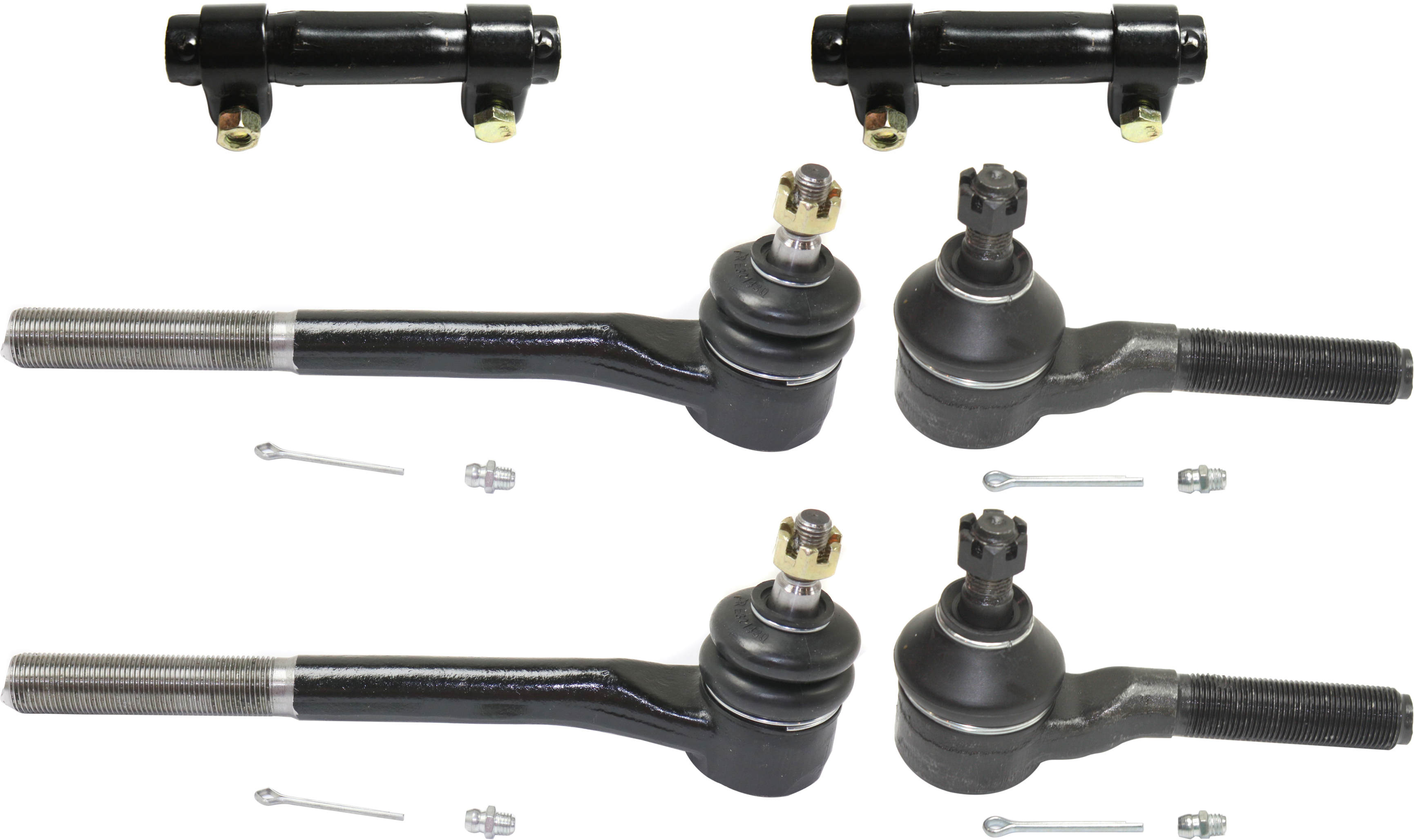 AM JIMMY 98-05 FRONT SUSPENSION KIT 6 pc kit with Tie Rod Adjusting Sleeves and Tie Rod Ends SKU KIT 062018-17 OEM 64181-310252-381484-384900-064