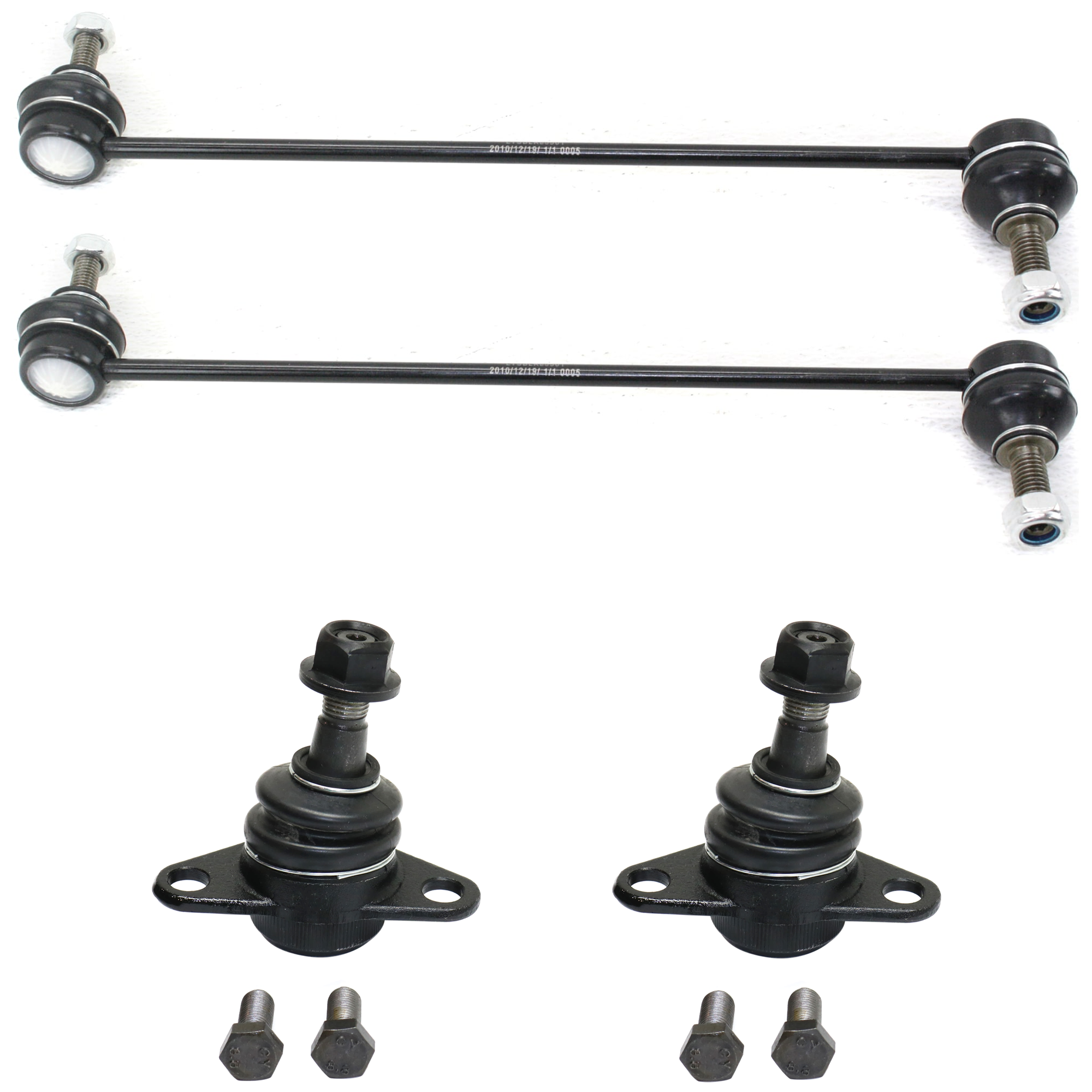 AM XC90-03-14 S60-07-09 FRONT SUSPENSION KIT 4 pc Kit with Ball Joint and Sway Bar Link SKU KIT 062024-22 OEM 274377-274523-274573-1016676-2