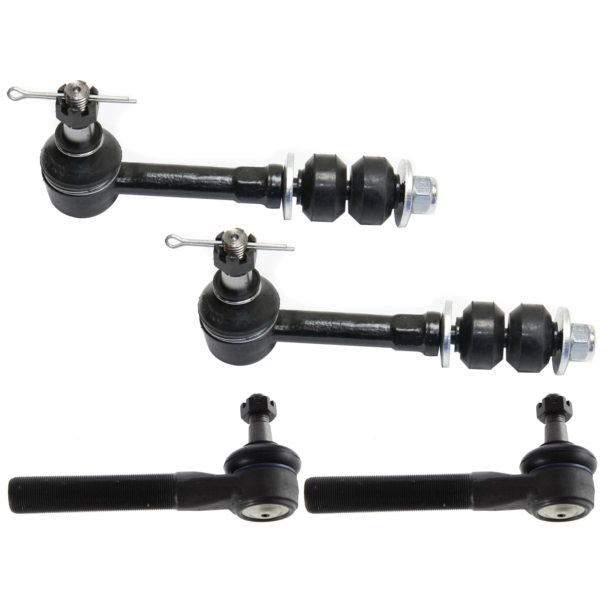 AM RAM 1500 RAM 2500-98-99 FRONT SUSPENSION KIT 4 pc Kit with Sway Bar Link and Tie Rod End SKU KIT 062024-23 OEM 2651443-5451234-52038665-18253