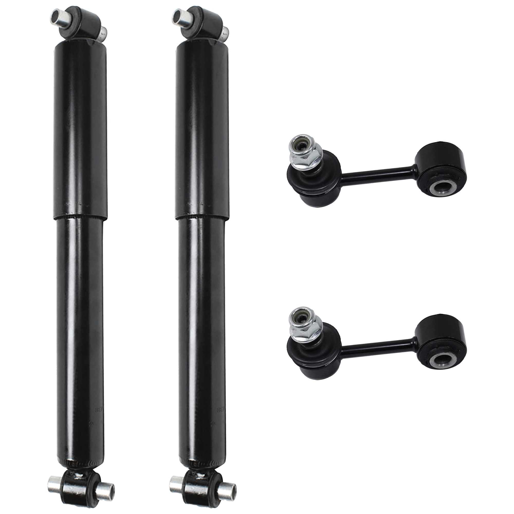 AM FUSION 06-12 MKZ 07-12 REAR SUSPENSION KIT 4 pc Kit with Shock Absorber and Strut Assembly and Sway Bar Link SKU KIT 062024-33 OEM AE5Z18125A 6E5Z18125BA 5M8Z5A4