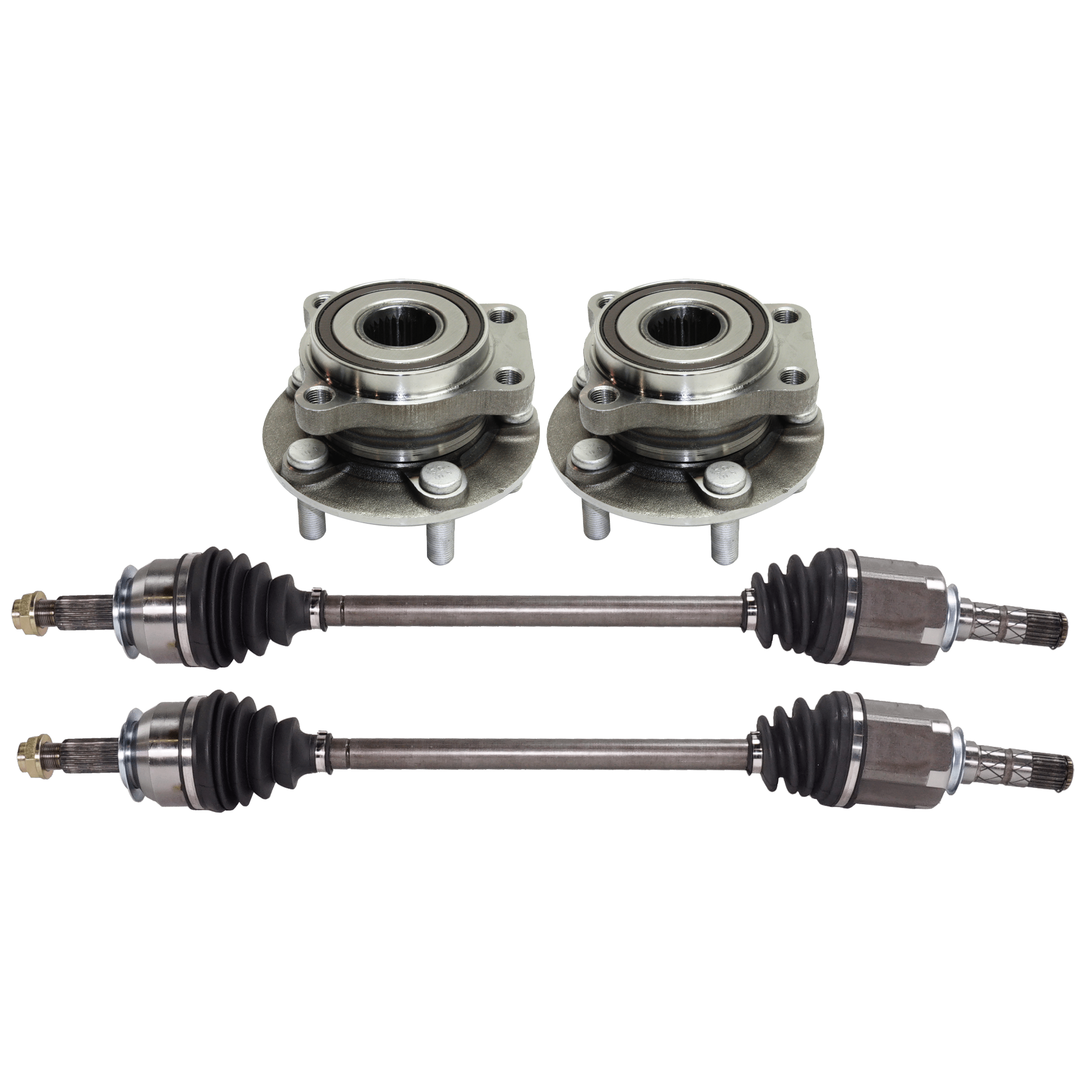 AM LEGACY OUTBACK 10-14 FRONT SUSPENSION KIT RH AND LH 4 pc Kit with Axle Assembly and Wheel Hub SKU KIT 062024-41 OEM 28373FG000