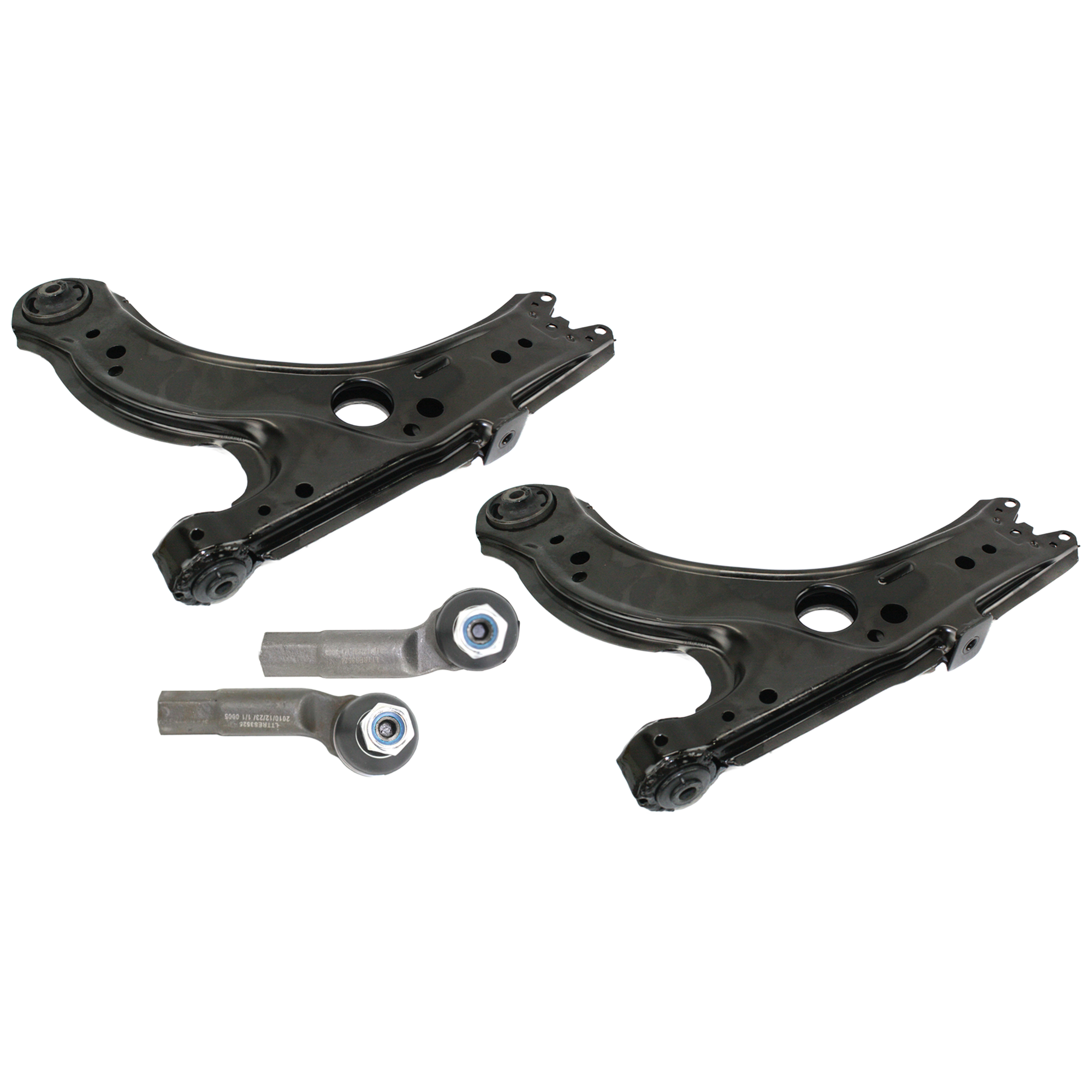 AM BEETLE 98-10 FRONT CONTROL ARM RH AND LH 4 pc kit w Tie Rod w o Ball Joint SKU KIT 062024 C08 OEM 1J0407151B 1J0407151C 1014913
