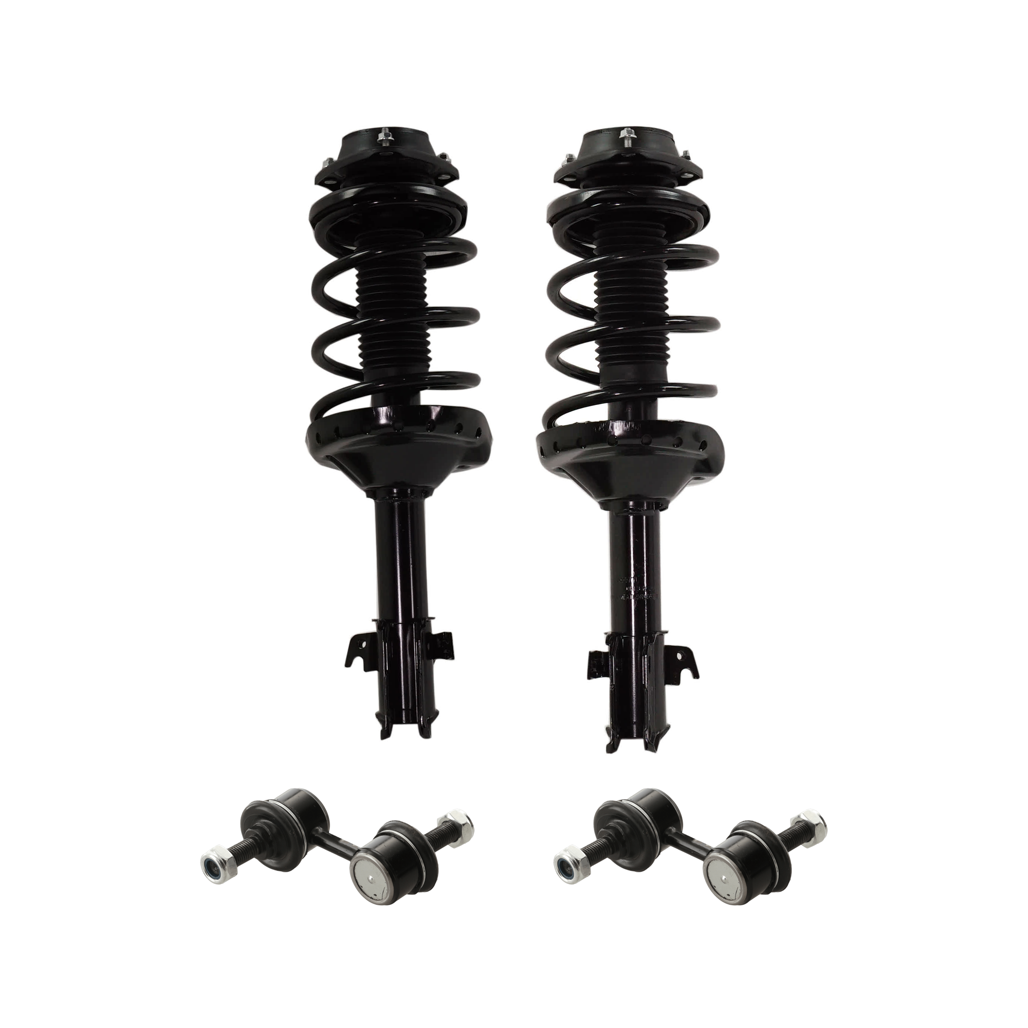 AM FORESTER 06-08 FRONT FULLY LOADED STRUT RH AND LH 4 pc kit w Sway Bar Link SKU KIT 062024 C31 OEM 172425-866003-1331746R 2031