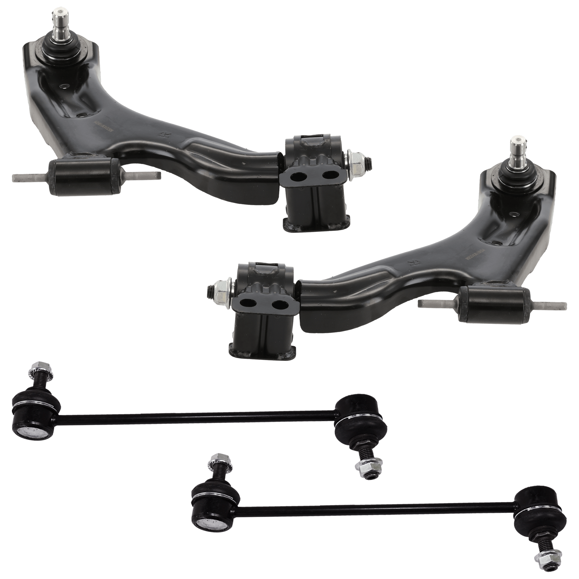AM SPARK 13-16 FRONT CONTROL ARM RH AND LH 4 pc kit w Sway Bar Link SKU KIT 062024 C46 OEM 953-192-159-531-921-000-000-000