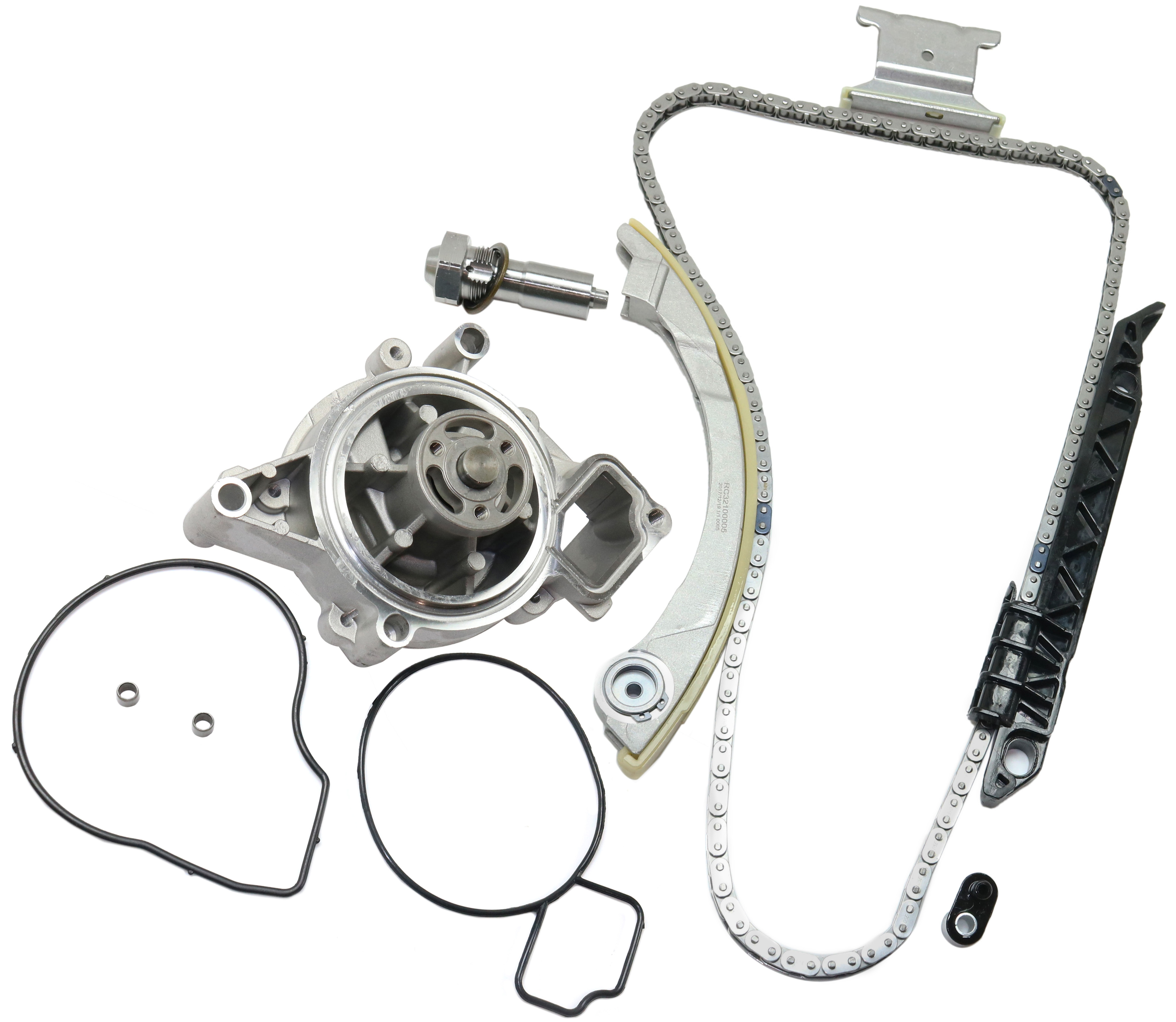 AM L SERIES 00-04 COBALT 05-10 TERRAIN 10-17 TIMING CHAIN KIT 2 pc kit with Water Pump SKU KIT 062118-02 OEM 12630084-24439798