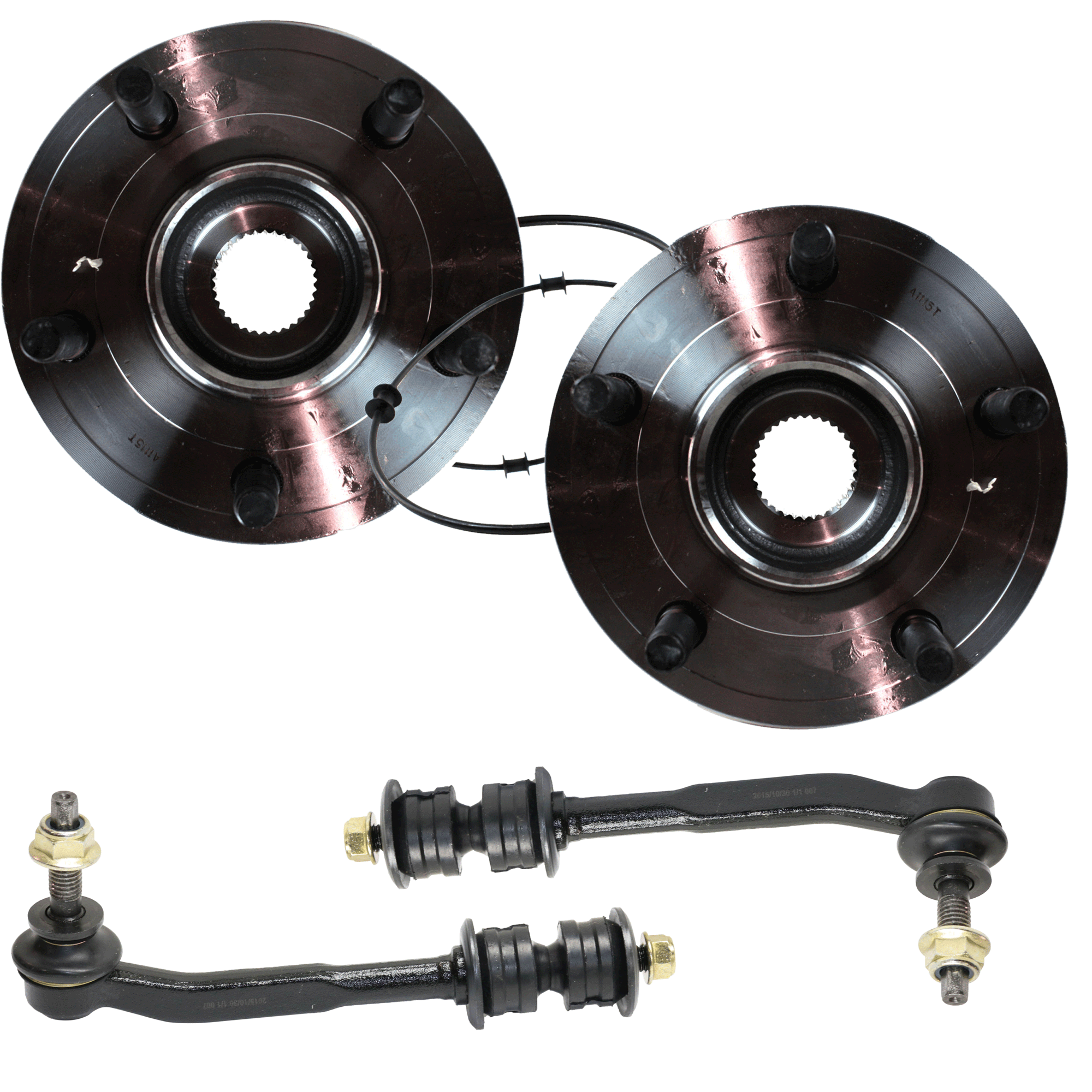 AM DURANGO 04-09 ASPEN 07-09 FRONT SUSPENSION KIT RH AND LH 4 pc kit 4 Wheel ABS SKU KIT 062124-02 OEM 2651708-5451499-18750026-45G04