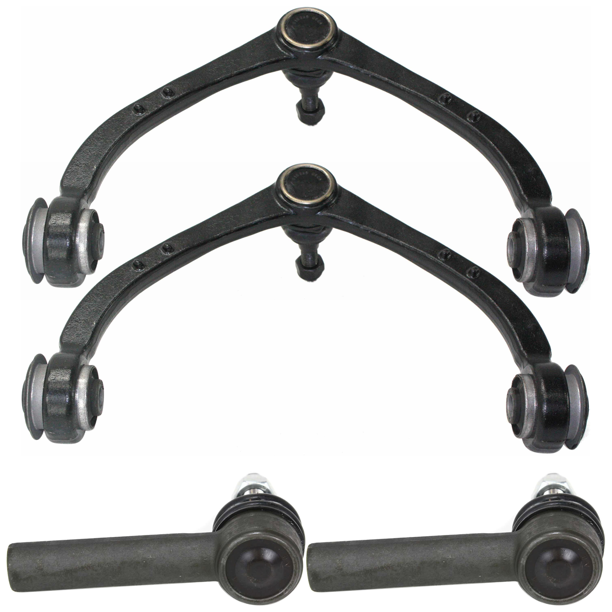 AM RAIDER 06-09 DAKOTA 05-11 FRONT SUSPENSION KIT RH AND LH 4 pc Kit with Control Arm and Tie Rod End SKU KIT 062124-03 OEM 52855100AC 52855100AF 52855100