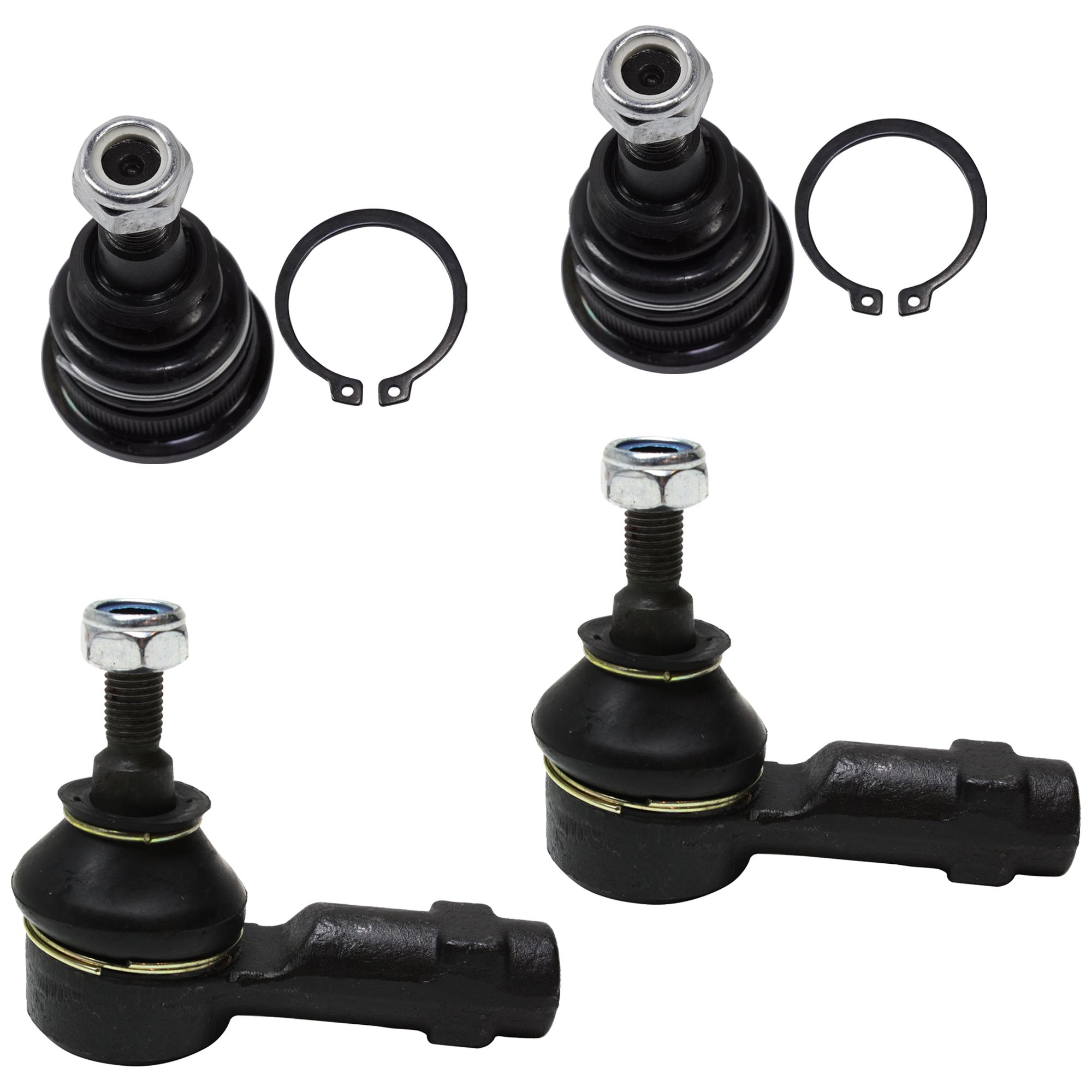 AM ELANTRA 96-06 SPECTRA 05-09 FRONT SUSPENSION KIT RH AND LH 4 pc Kit with Ball Joint and Tie Rod End SKU KIT 062124-05 OEM 104374-1014978-5051172-5453025