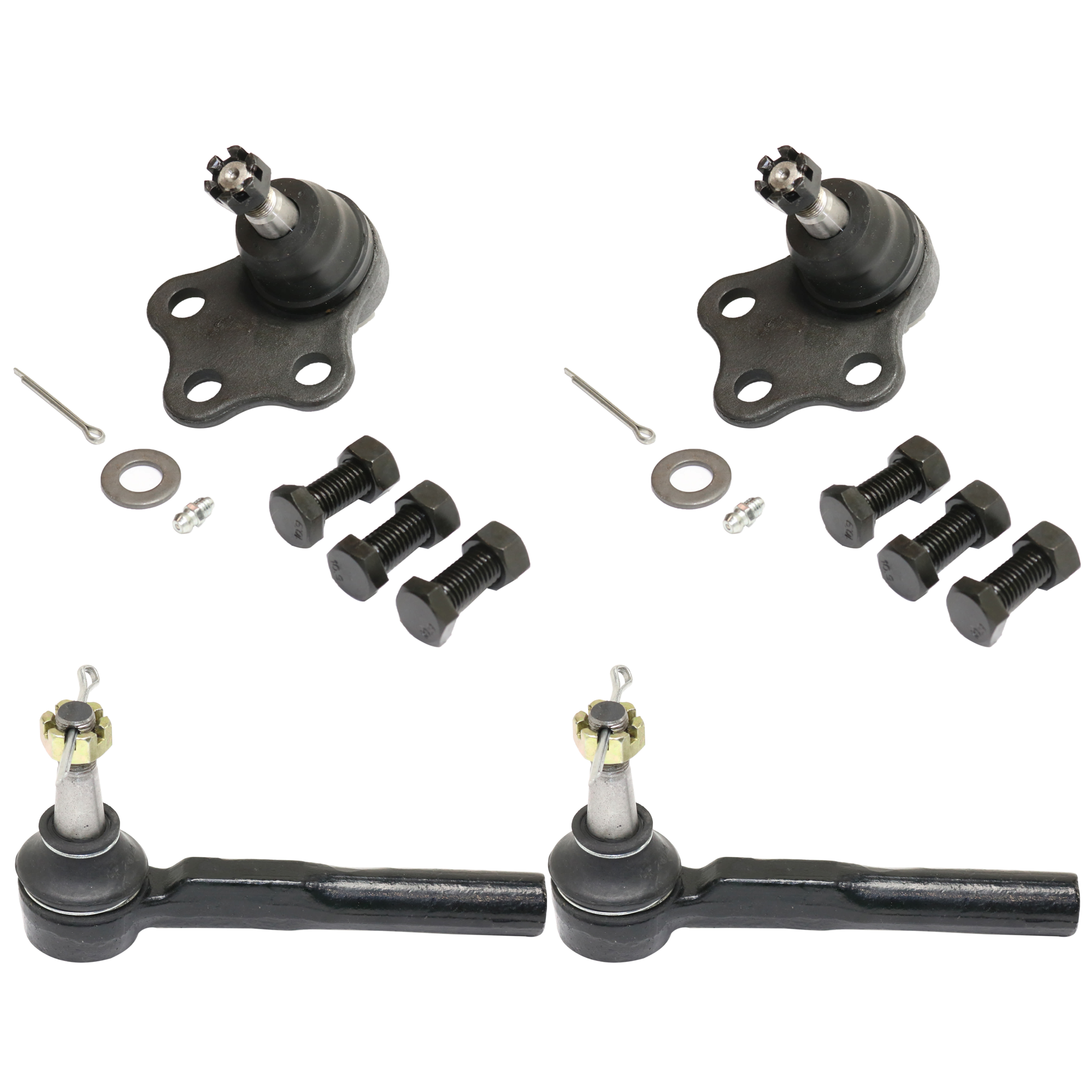 AM MALIBU 97-03 FRONT SUSPENSION KIT RH AND LH 4 pc Kit with Ball Joint and Tie Rod End SKU KIT 062124-06 OEM 104258-282022-2601490-5051102