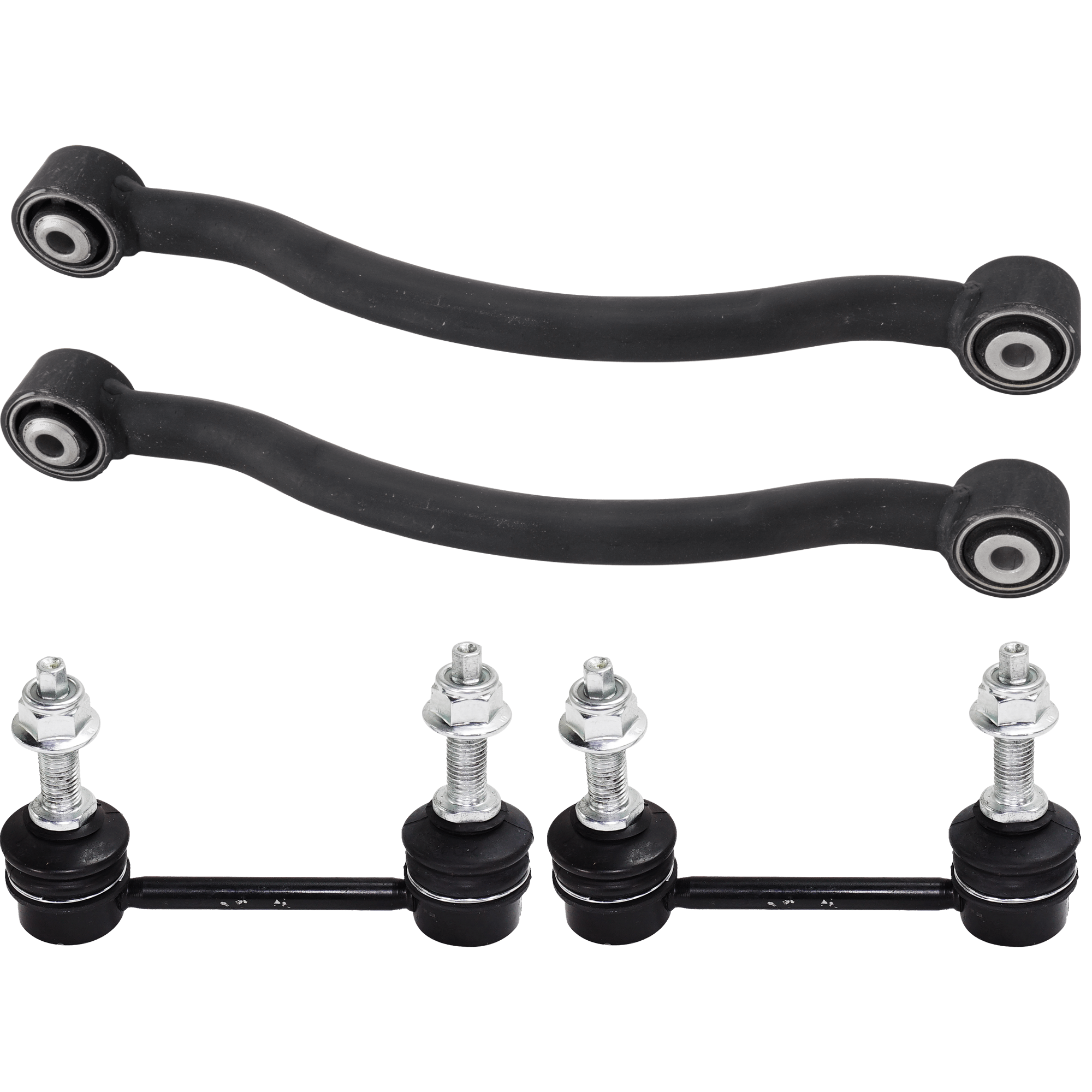 AM DURANGO 11-22 GRAND CHEROKEE 11-19 FRONT SUSPENSION KIT RH AND LH 4 pc Kit with Control Arm and Sway Bar Link SKU KIT 062124-10 OEM 62458024-52124830AD CMS251179