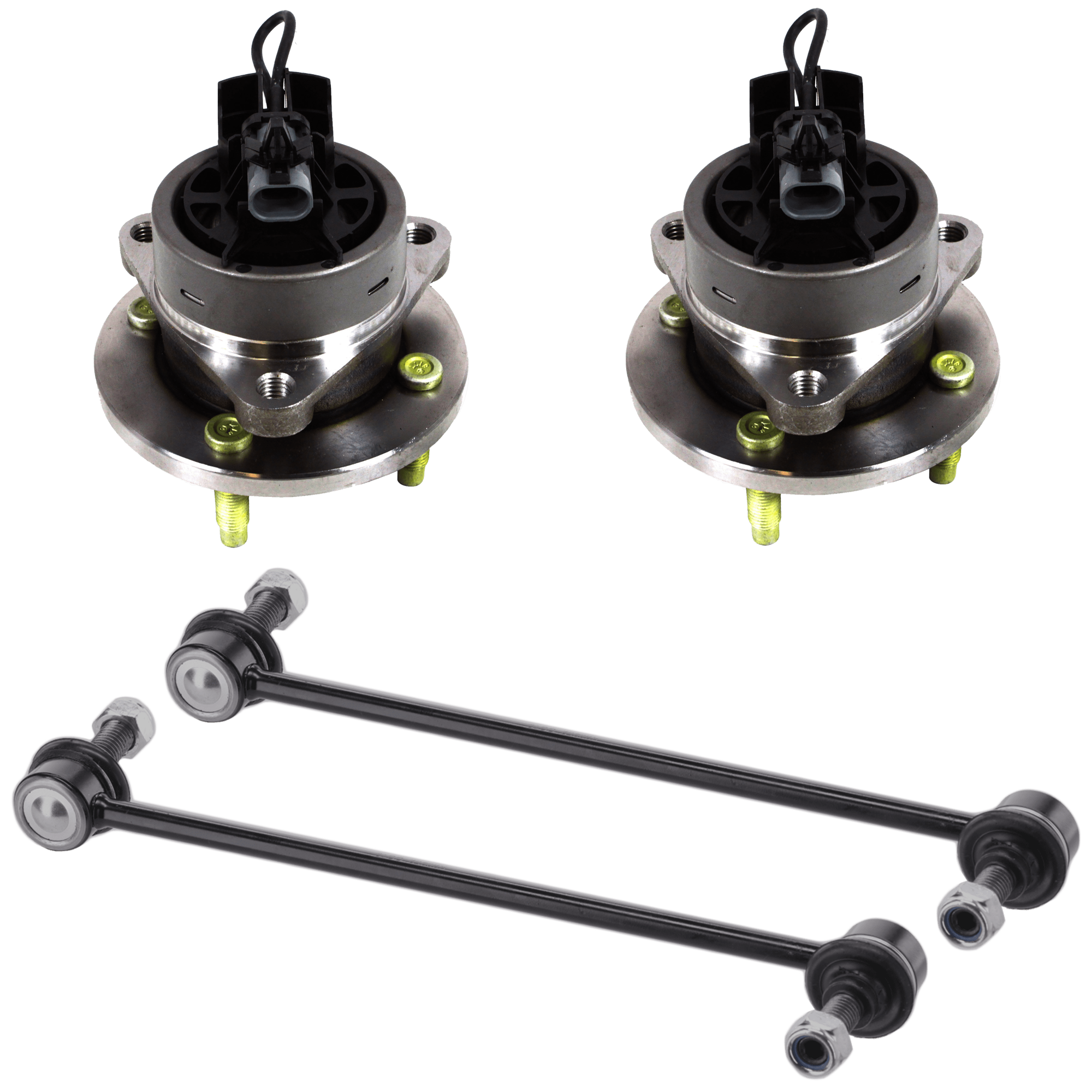 AM COBALT 05-10 FRONT SUSPENSION KIT RH AND LH 4 pc Kit with Wheel Hub and Sway Bar Link SKU KIT 062124-16 OEM 20784686-22701516
