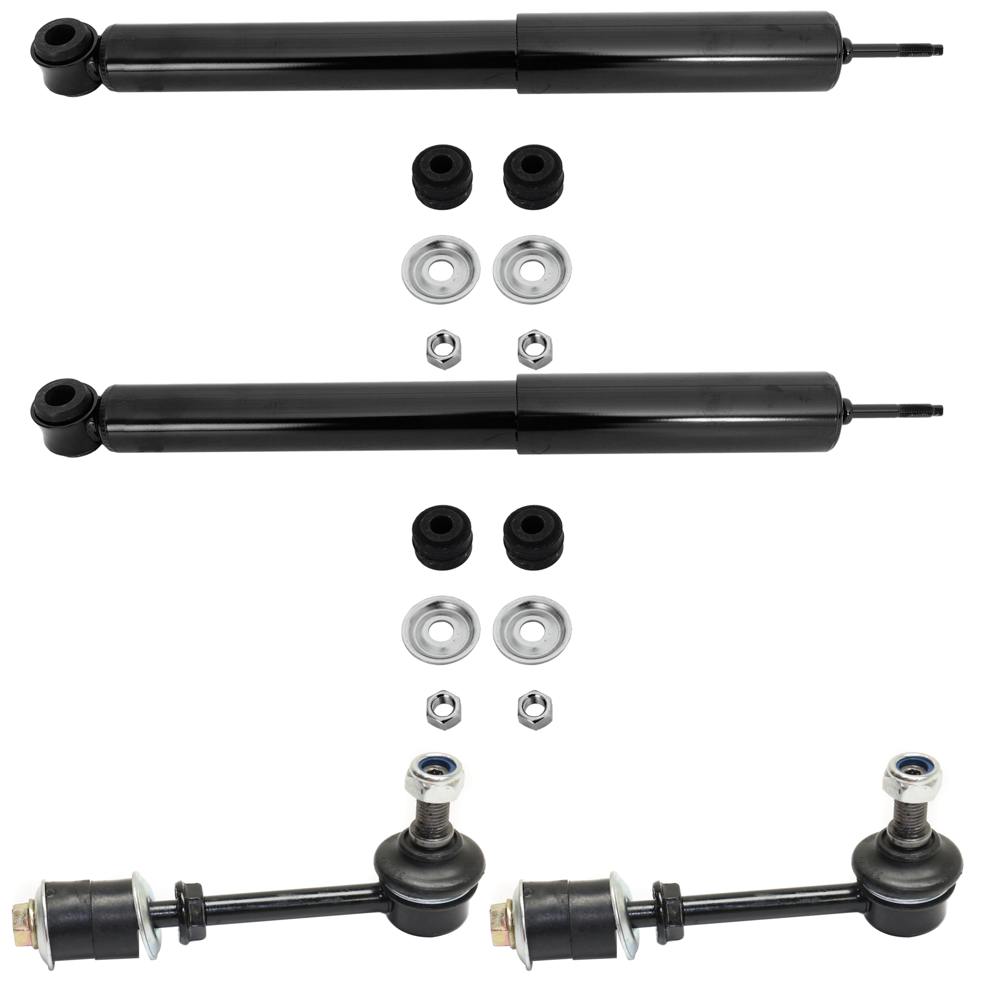 AM 4RUNNER 96-02 REAR SUSPENSION KIT RH AND LH 4 pc kit Gas Charged Monotube design Inc. bushings SKU KIT 062124-23 OEM 18393-1014909-2651662-5451453