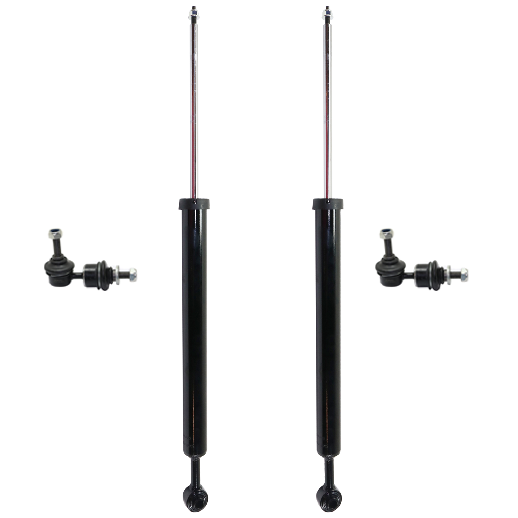 AM MAZDA 3-10-13 REAR SUSPENSION KIT 4 pc Kit with Shock Absorber and Strut Assembly and Sway Bar Link SKU KIT 062224-204 OEM 306832-1015182-1015264-1225548