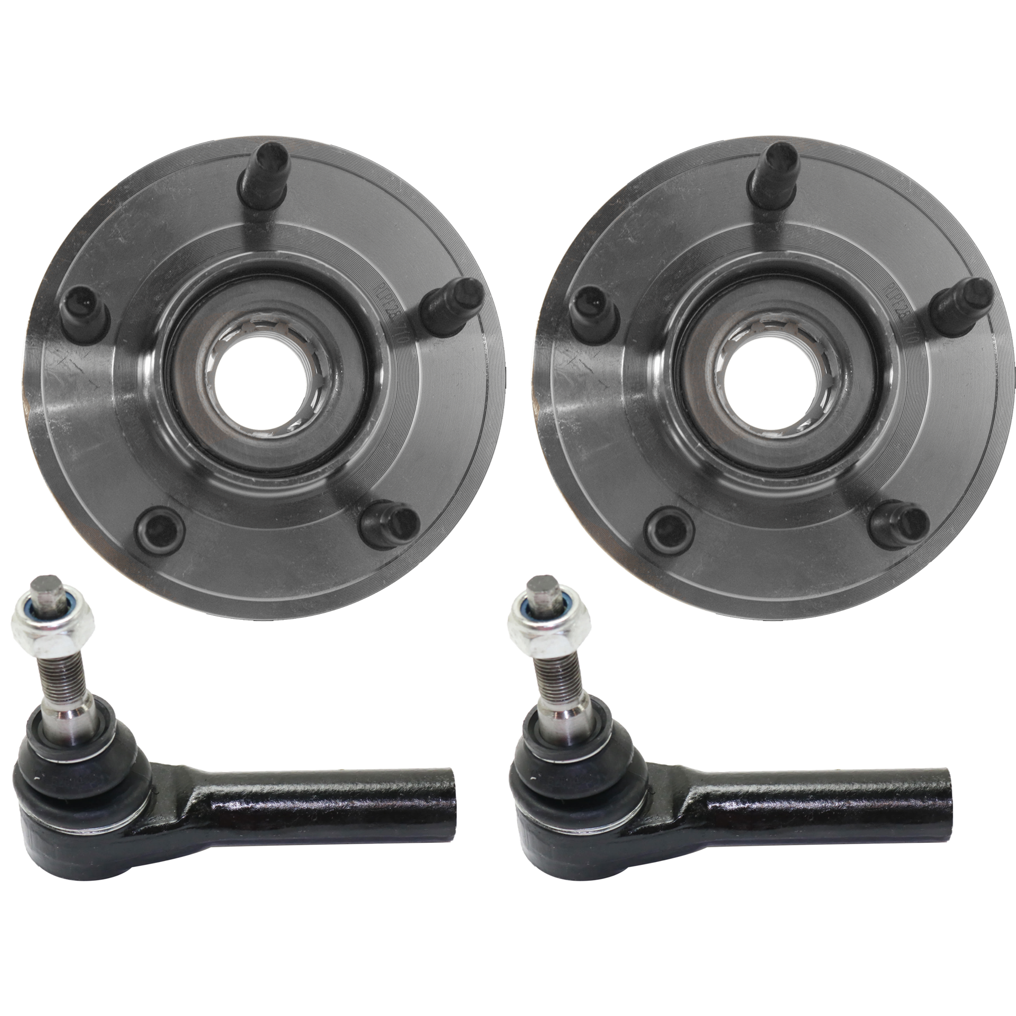AM MUSTANG 05-14 FRONT SUSPENSION KIT RH AND LH 4 pc Kit with Tie Rod End and Wheel Hub SKU KIT 062224-210 OEM DR3Z3A130A 713221-7990300-4R33