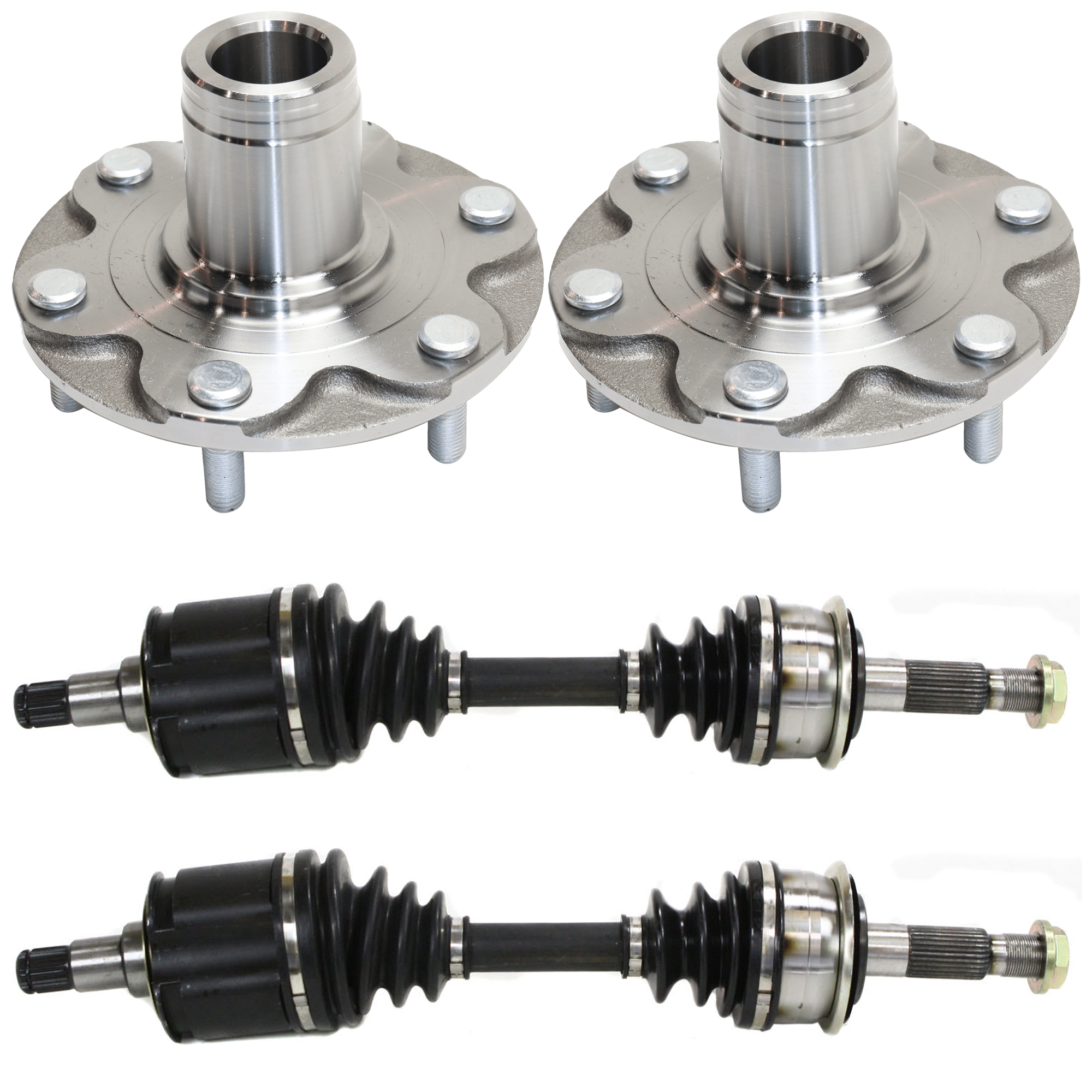 AM TACOMA 95-04-4RUNNER 96-02 FRONT SUSPENSION KIT RH AND LH 4 pc Kit with Axle Assembly and Wheel Hub SKU KIT 062224-220 OEM 4350235170