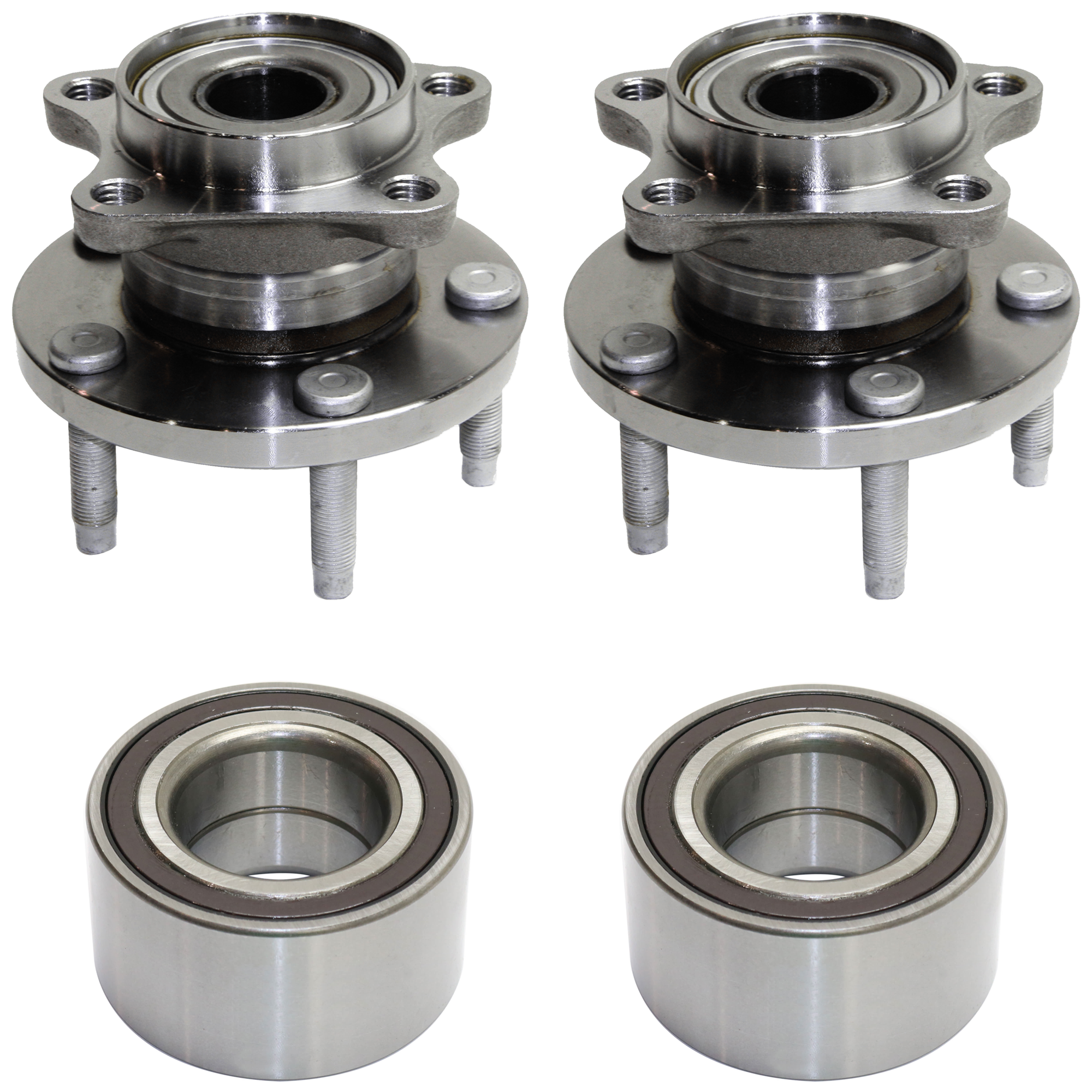AM EDGE MKX 07-10 FRONT AND REAR SUSPENSION KIT RH AND LH 4 pc Kit with Wheel Bearing and Wheel Hub SKU KIT 062224-229 OEM 7T4Z1104C